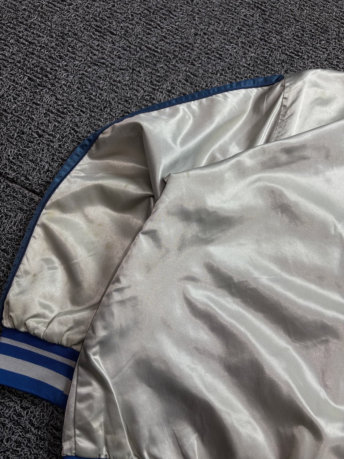 MLB 뉴욕양키스 사틴 봄버 바시티 점퍼 자켓 2008 상품이미지6