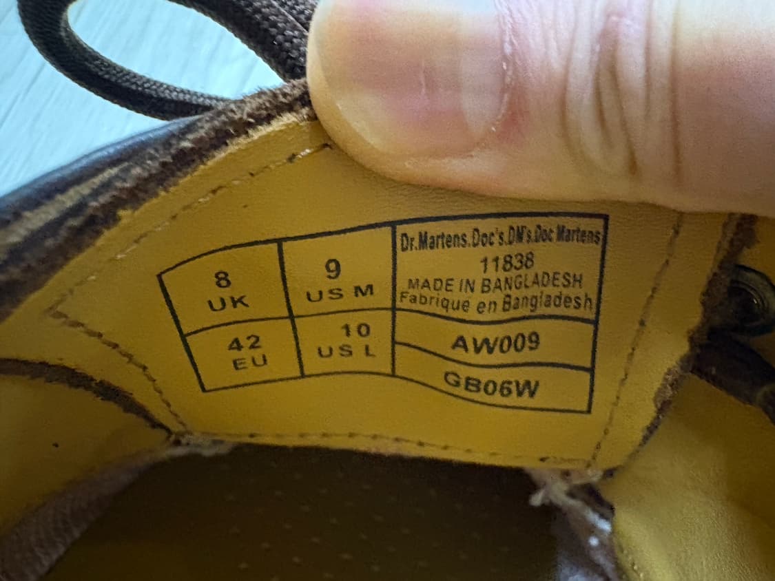 닥터마틴 1461 3홀 크레이지홀스 270 상품이미지7