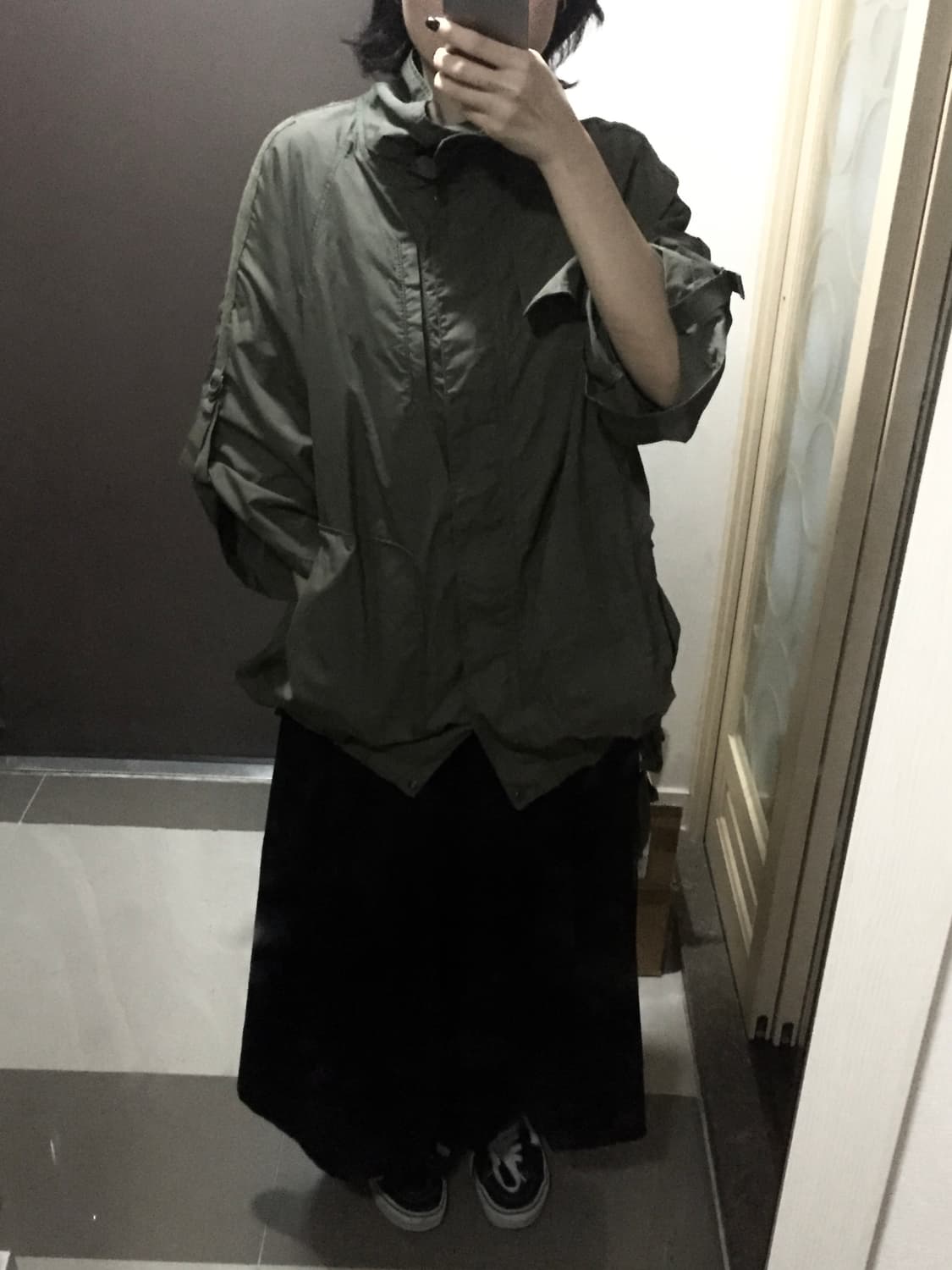 KANE BELT PLEATS SKIRT BLACK 상품이미지2