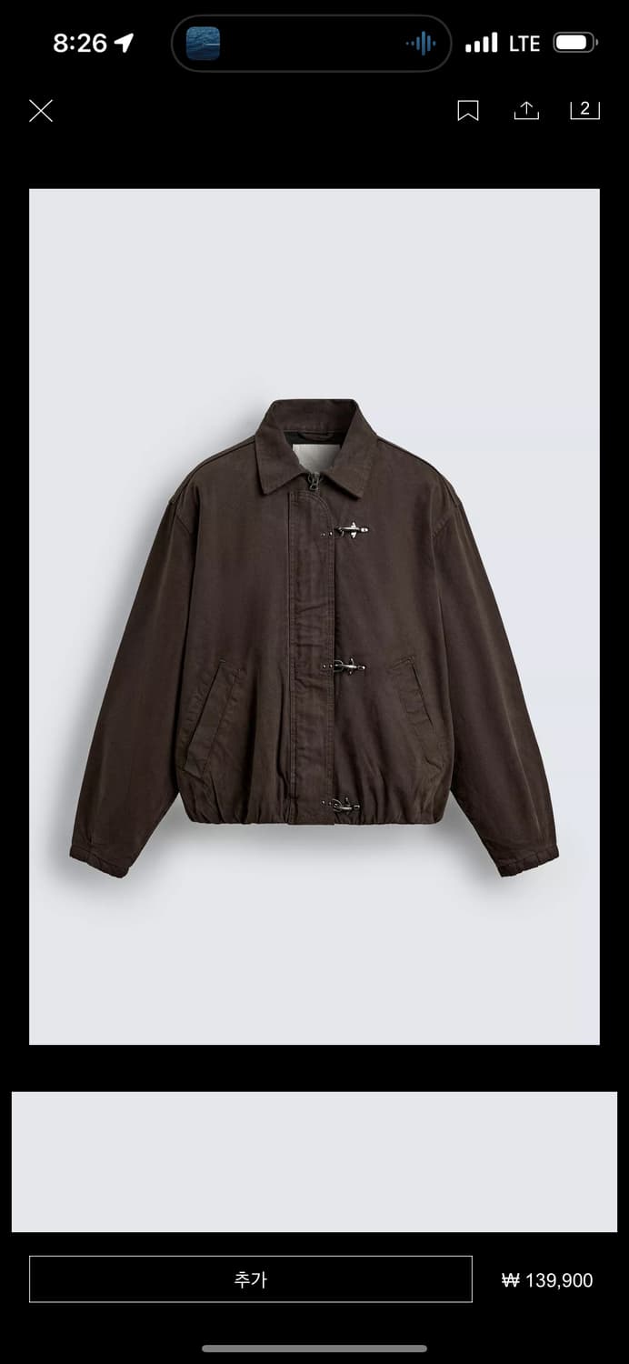 Zara 알라마레스 크롭핏 자켓 상품이미지1