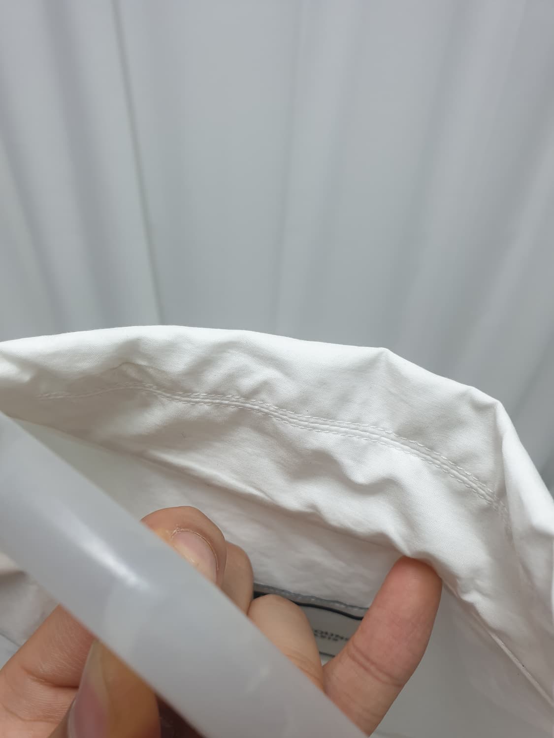 우영미 21ss 화이트 아노락 셔츠 (52) 상품이미지8