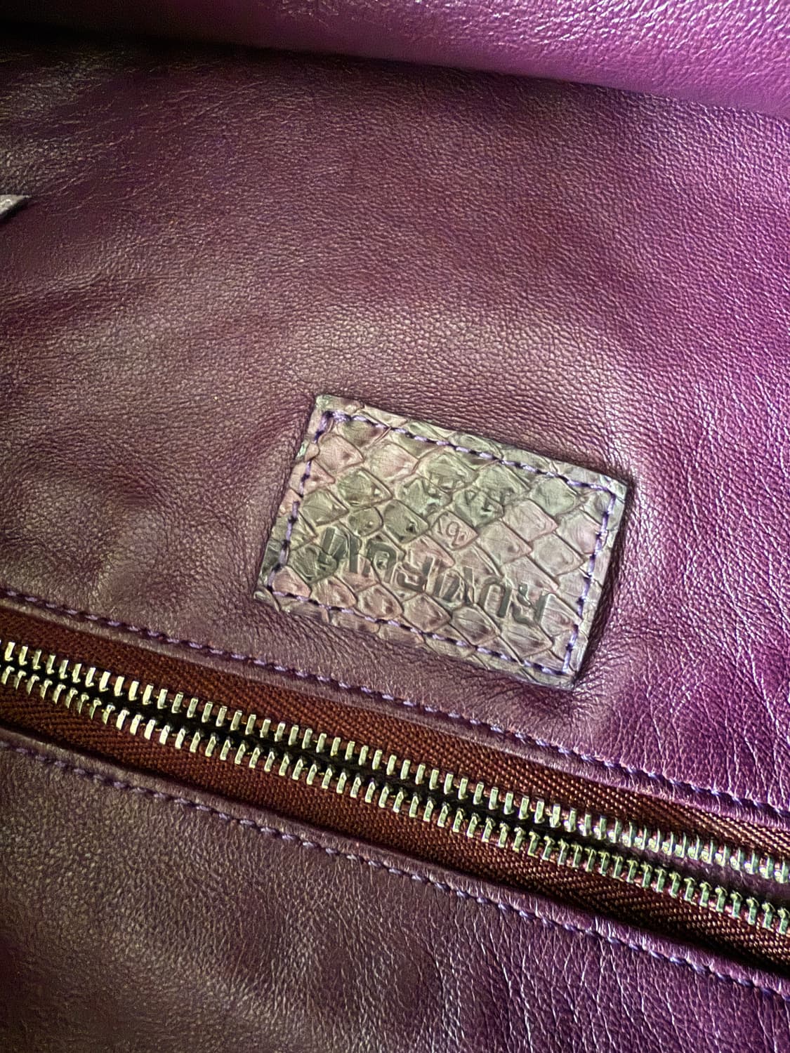 RUVIRUVI 리얼 파이톤 호버 크로스 숄더백 상품이미지8