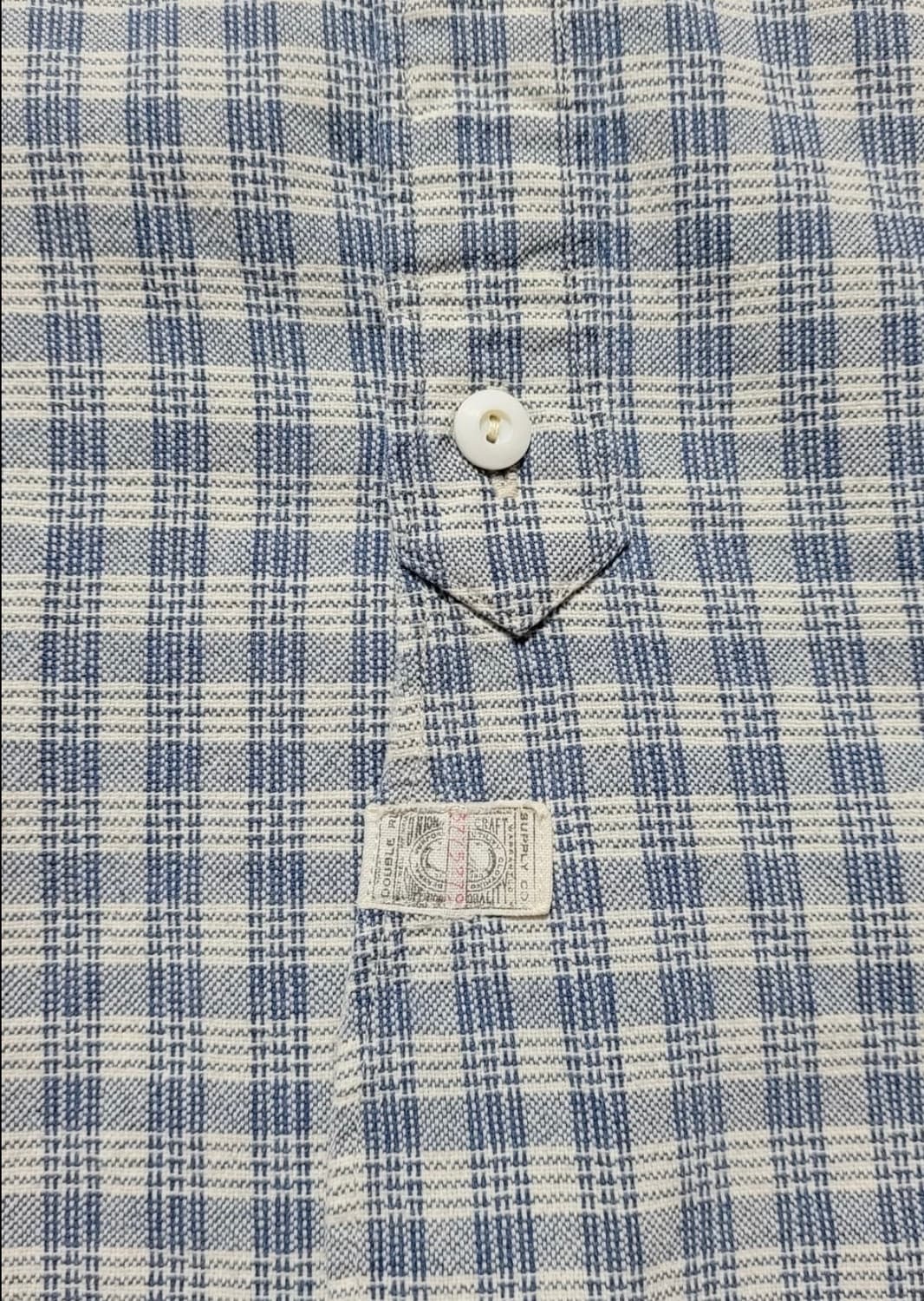 RRL 연블루 체크 남방 [XL] 상품이미지6