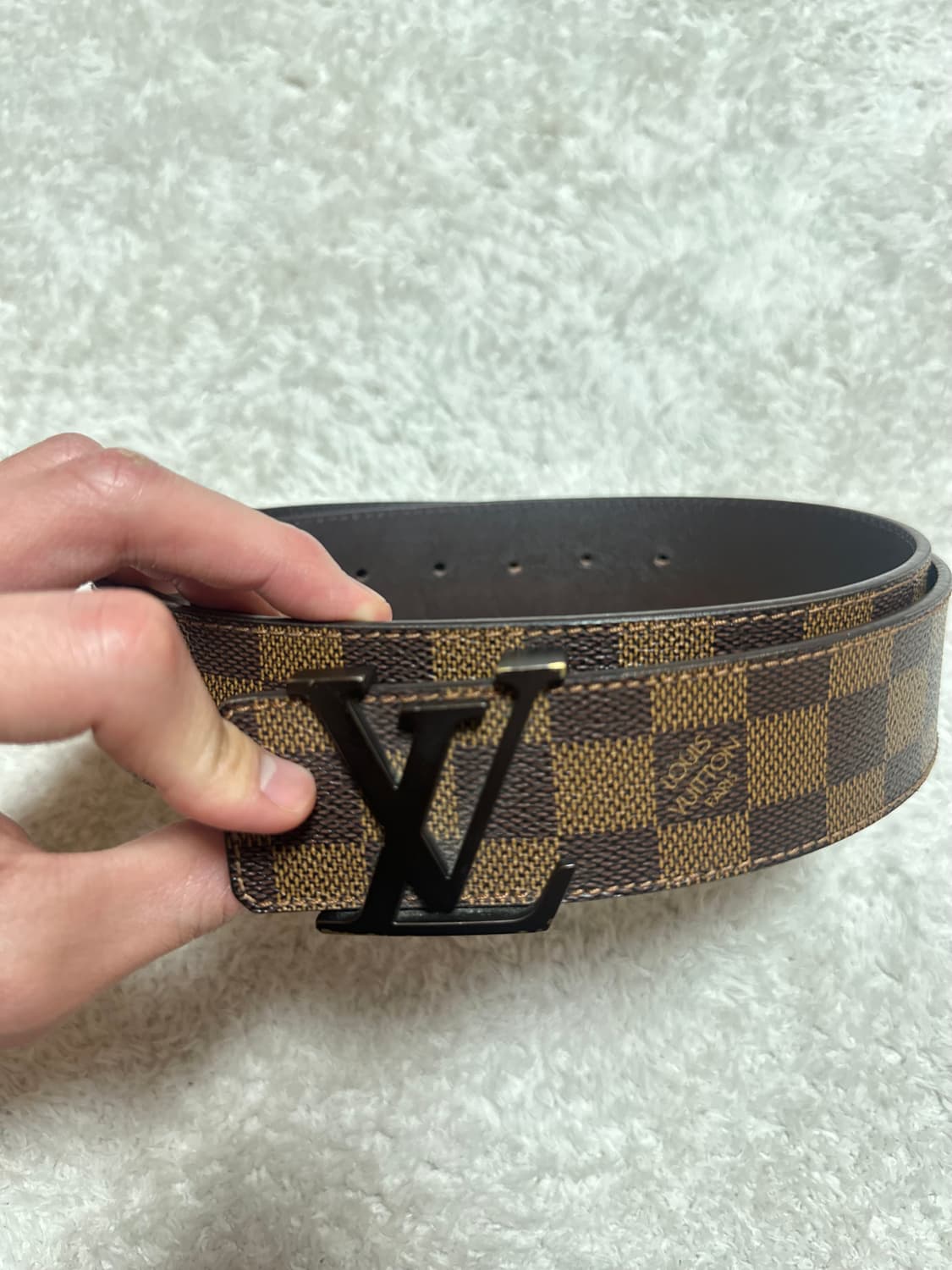 정품) 루이비통 다미에 벨트 상품이미지2