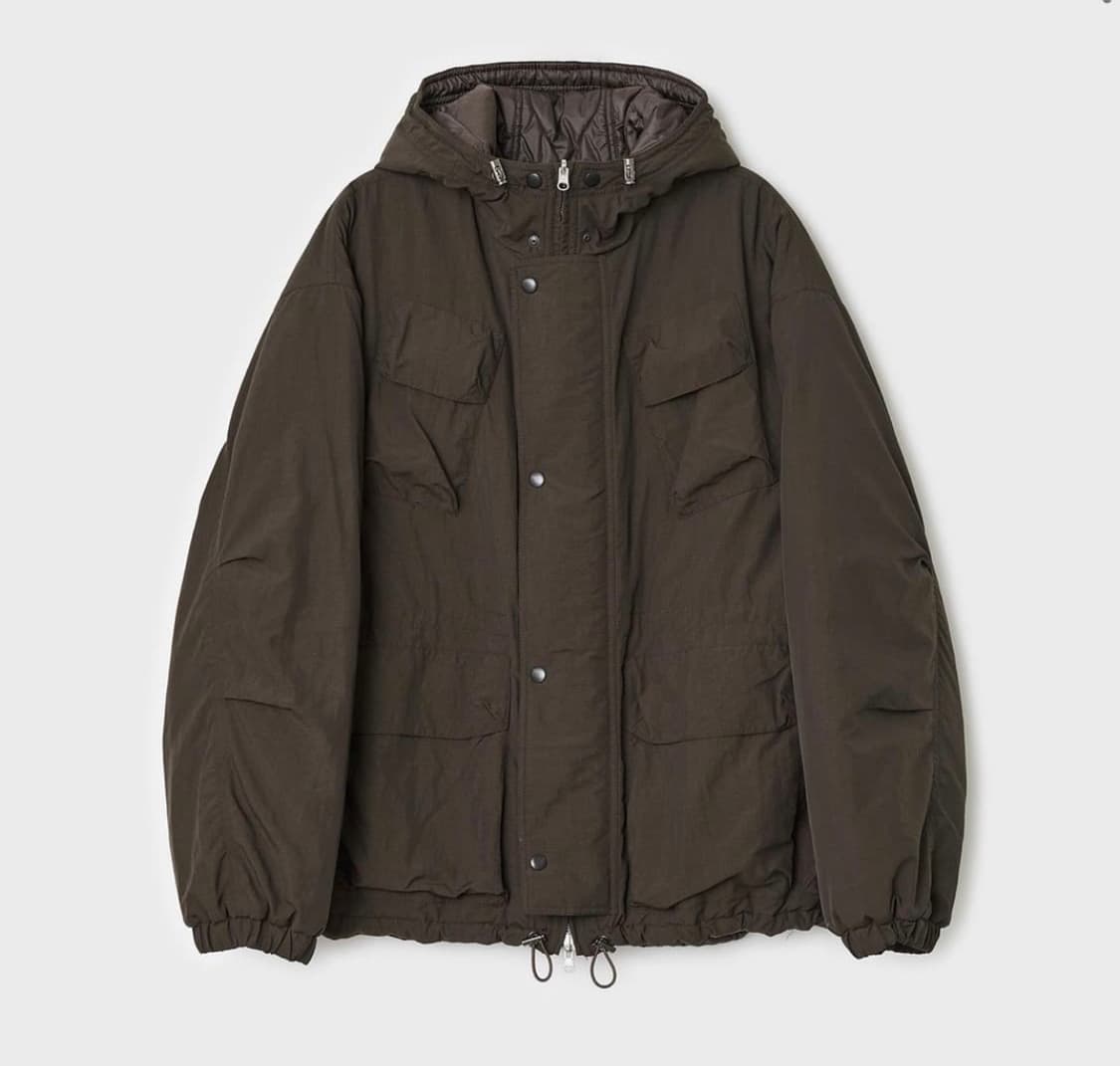 벨리에 가르송 패디드 점퍼 - 브라운 04 상품이미지1