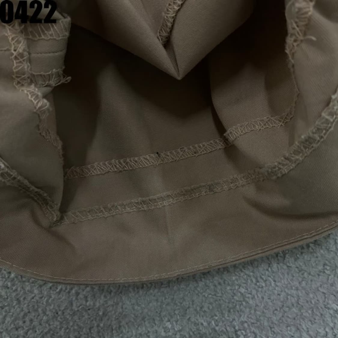 라코스테 베이지 면 와이드 팬츠 32 상품이미지8