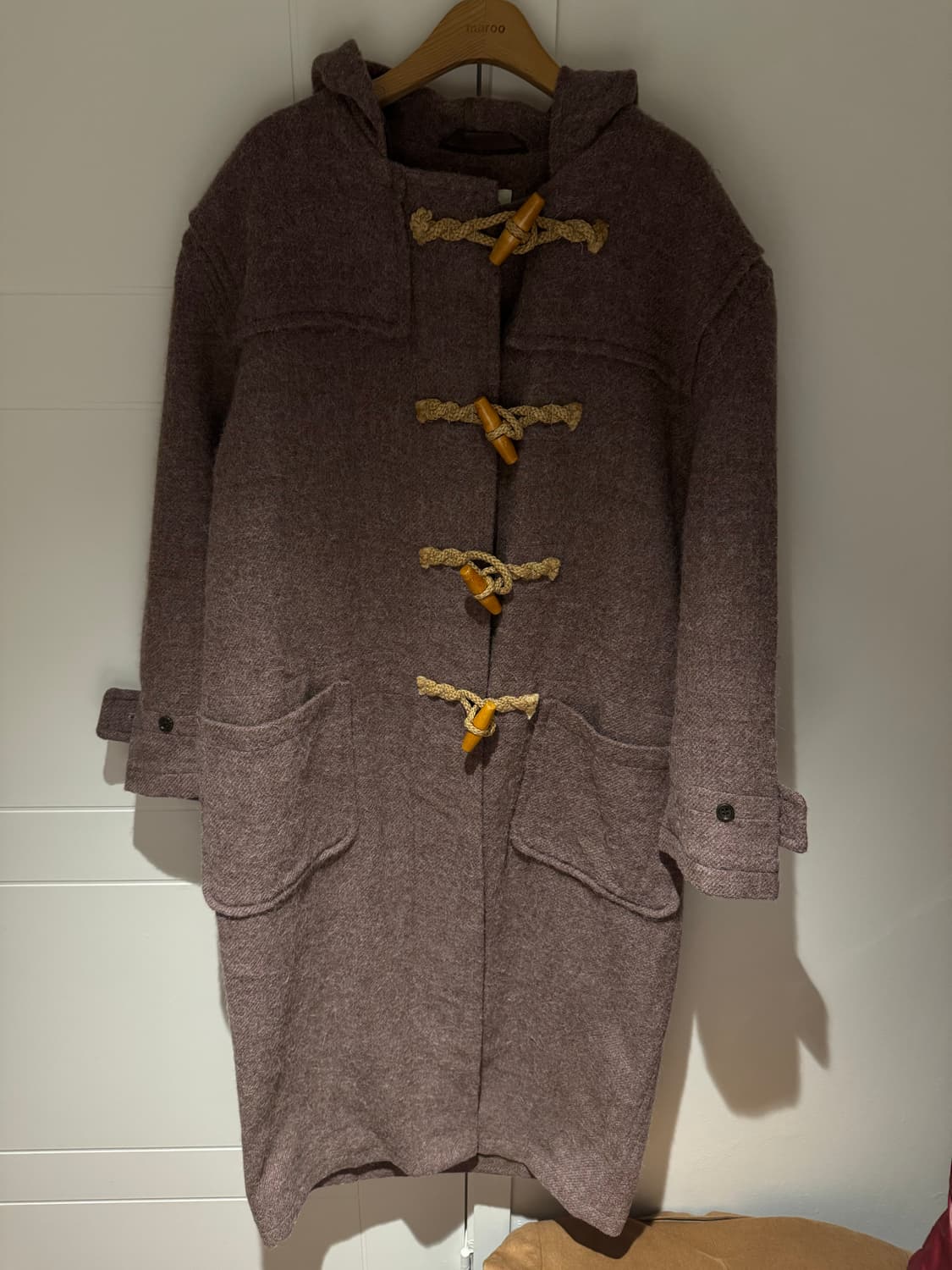 빈티지 떡볶이코트 핑크팥죽 상품이미지1