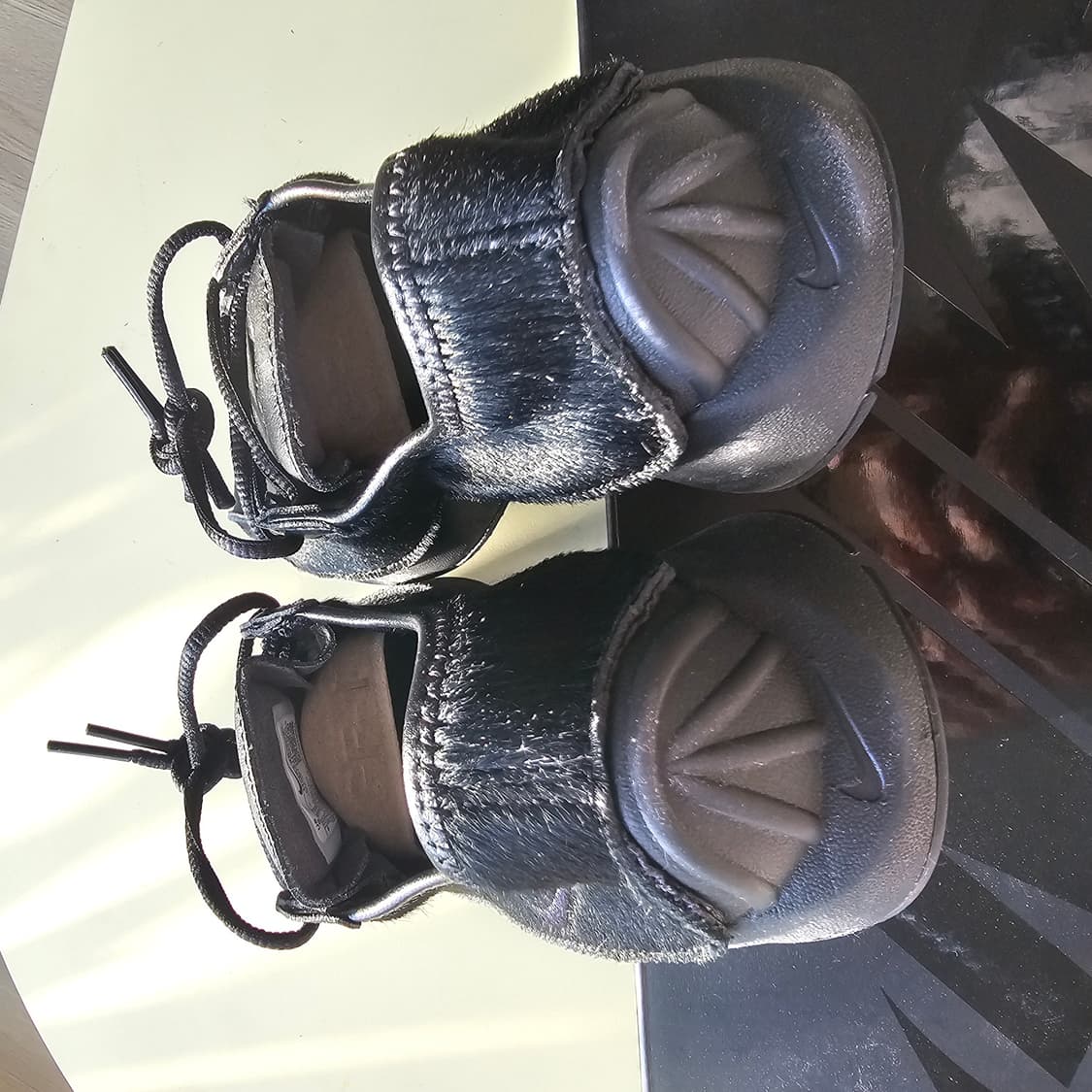 260 새제품) (W) 나이키 에어 슈퍼플라이 블랙 앤 오프 누아르 상품이미지6