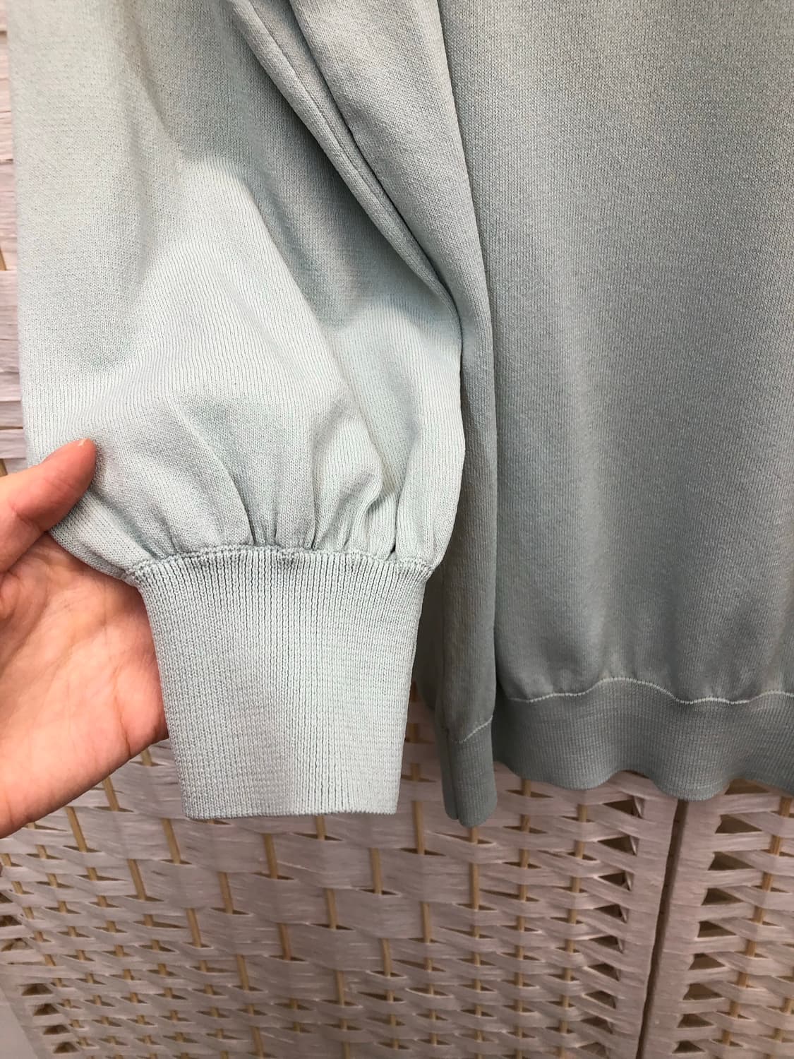 민트 유넥 니트 상품이미지3