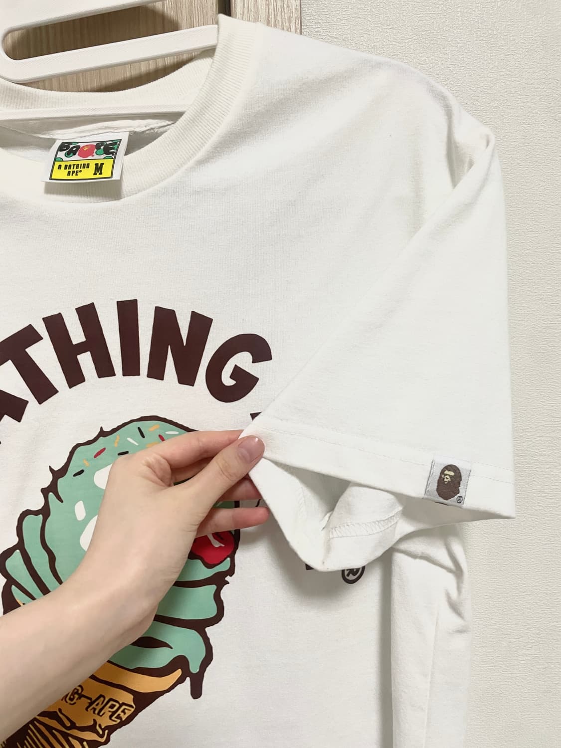 Bape 베이프 아이스크림 티셔츠 M 상품이미지3