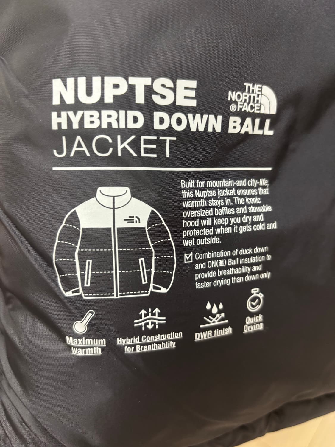 눕시 하이브리드 다운볼 자켓 여성 90 상품이미지2