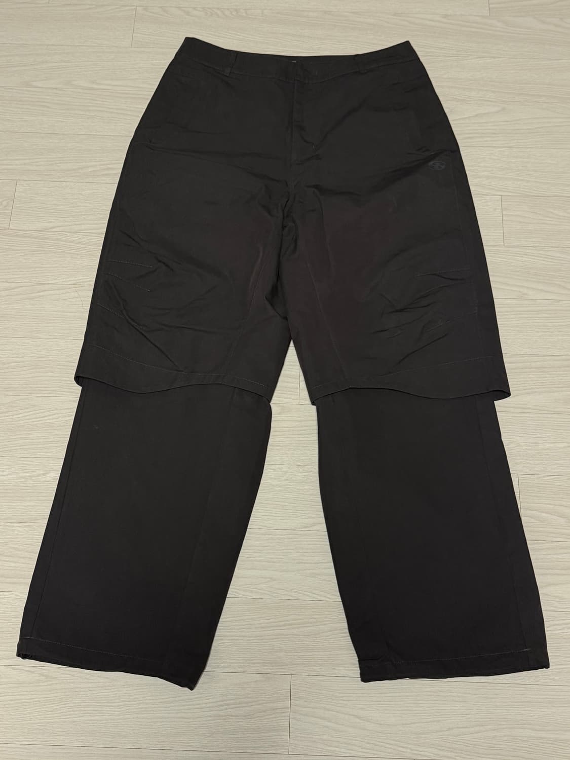 산산기어 레이어드 팬츠 브라운 상품이미지5