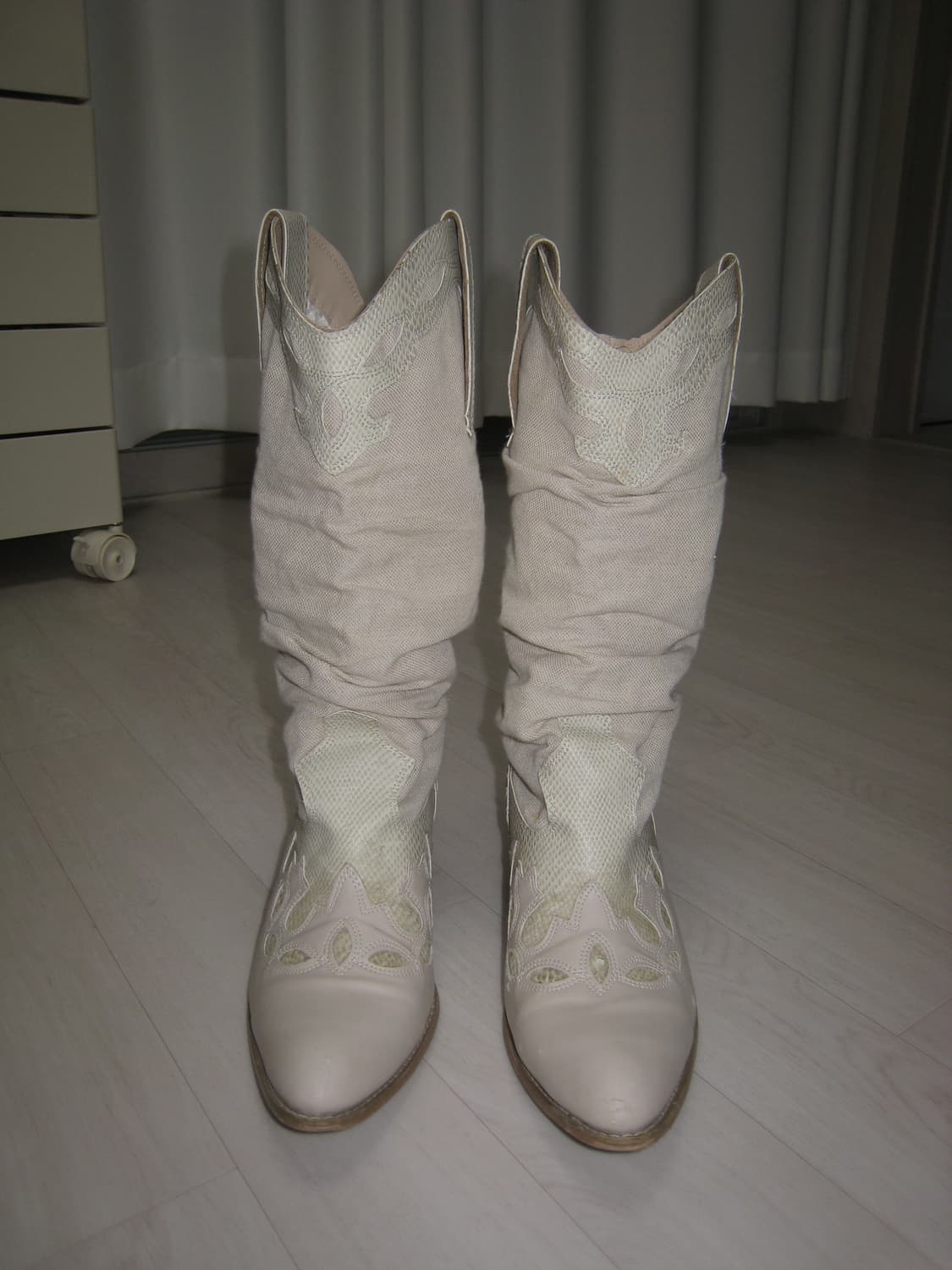 화이트 웨스턴 부츠 235 상품이미지1