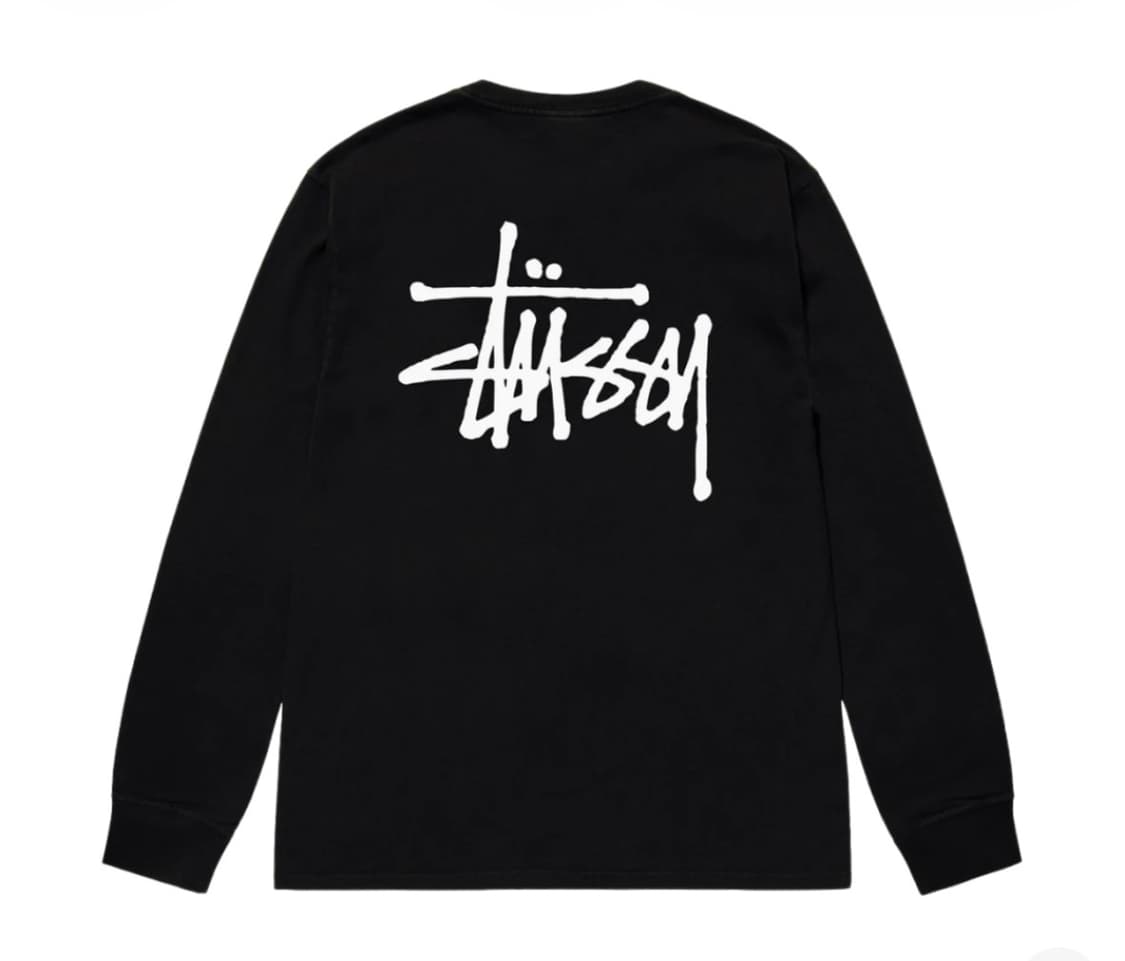 스투시 베이직 스투시 롱슬리브 티셔츠 M 상품이미지1