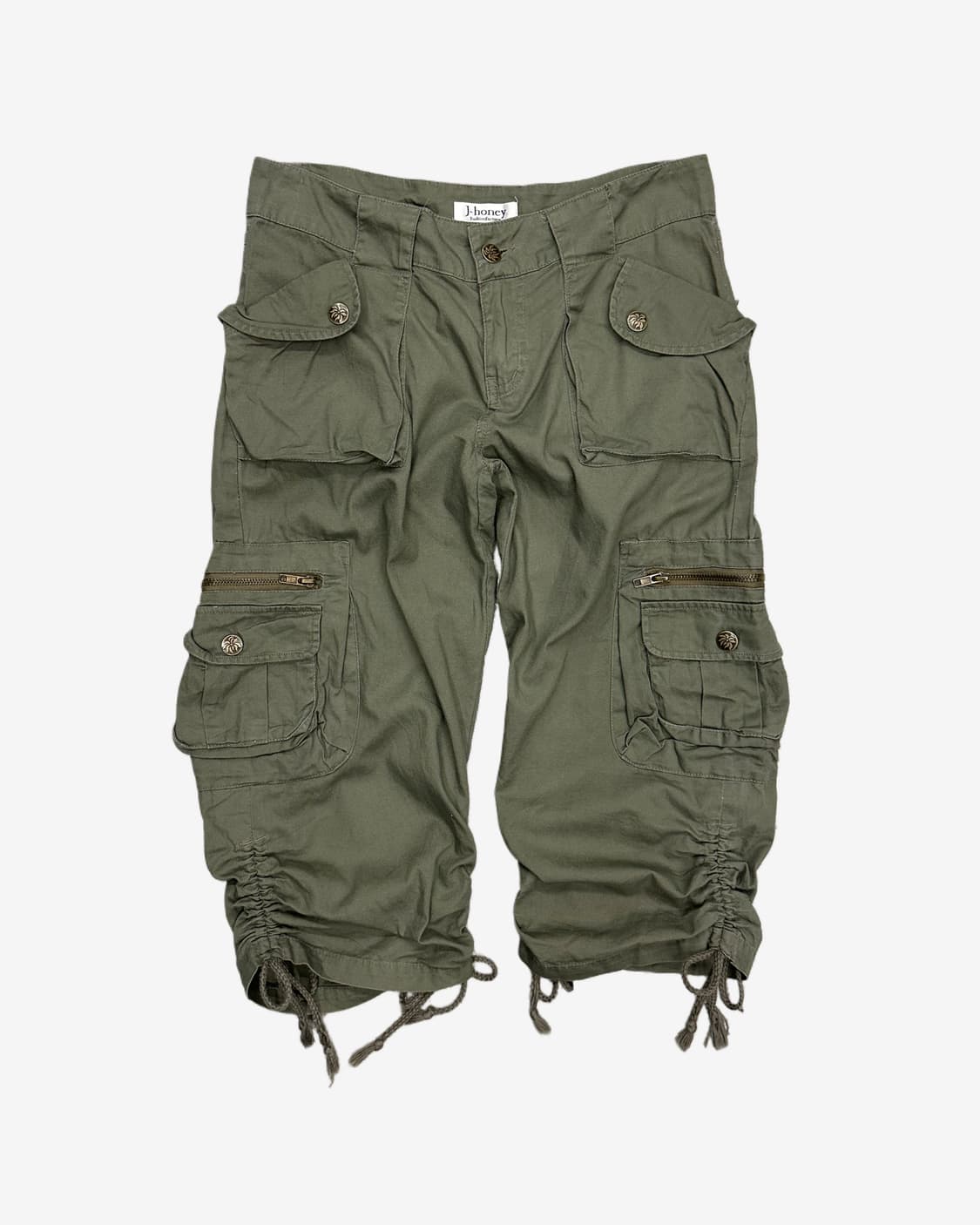 shirring cargo capri pants 상품이미지1