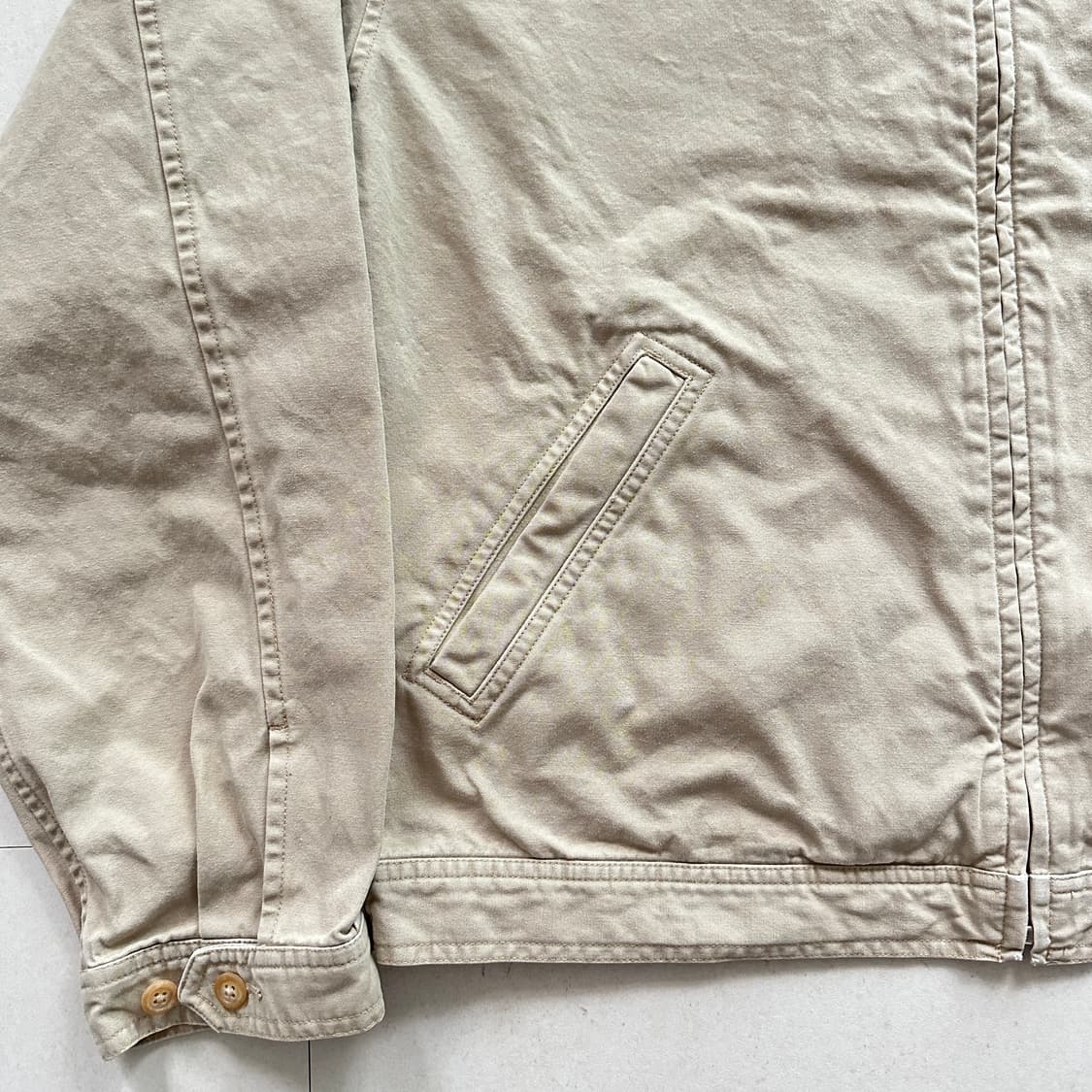 폴로 스포츠맨 빈티지 코듀로이 카라 디트로이트 헤링턴 캔버스 자켓 XL 상품이미지3