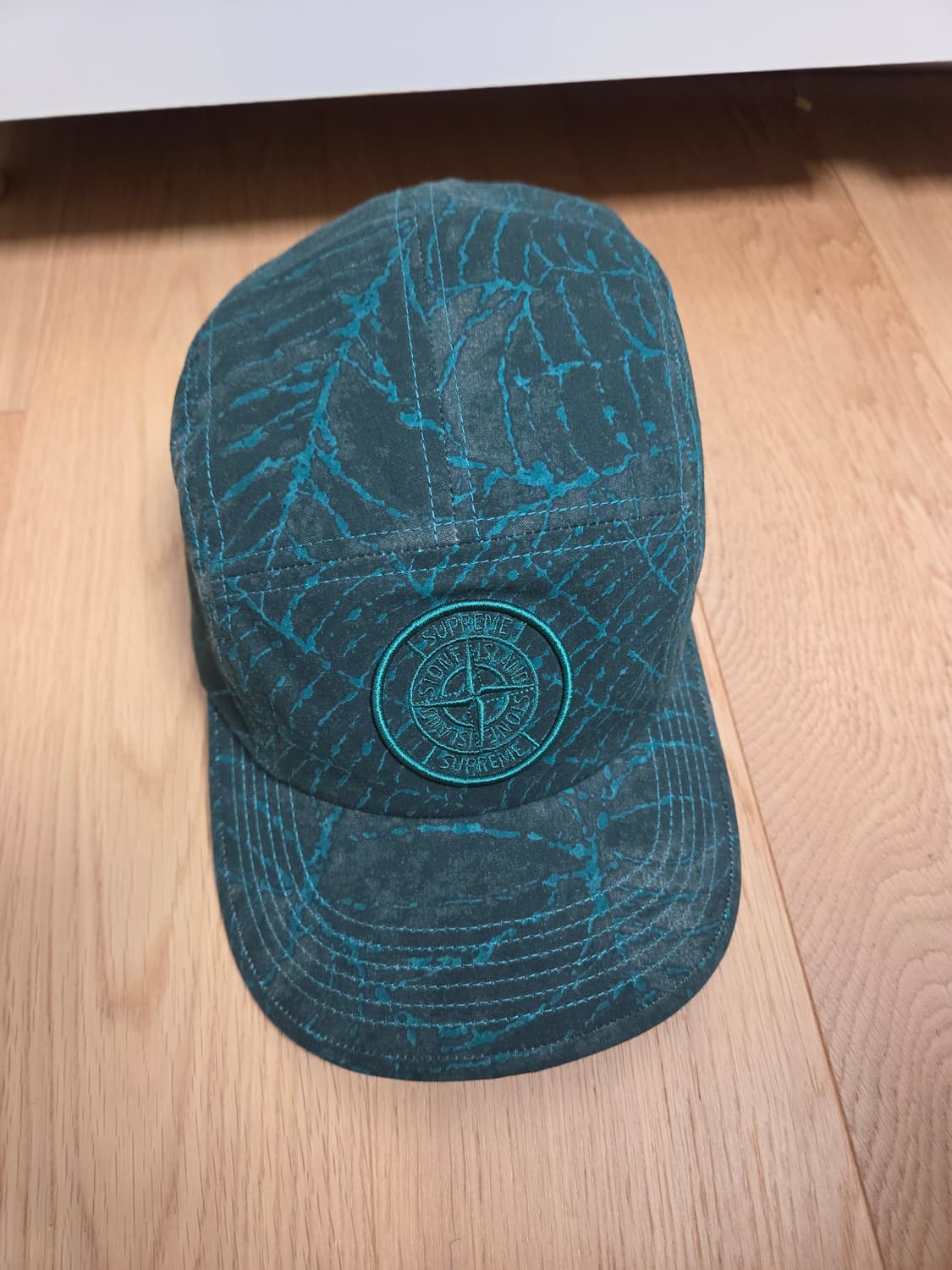 슈프림 × 스톤아일랜드 23FW 캠프캡 (다크그린) 상품이미지2