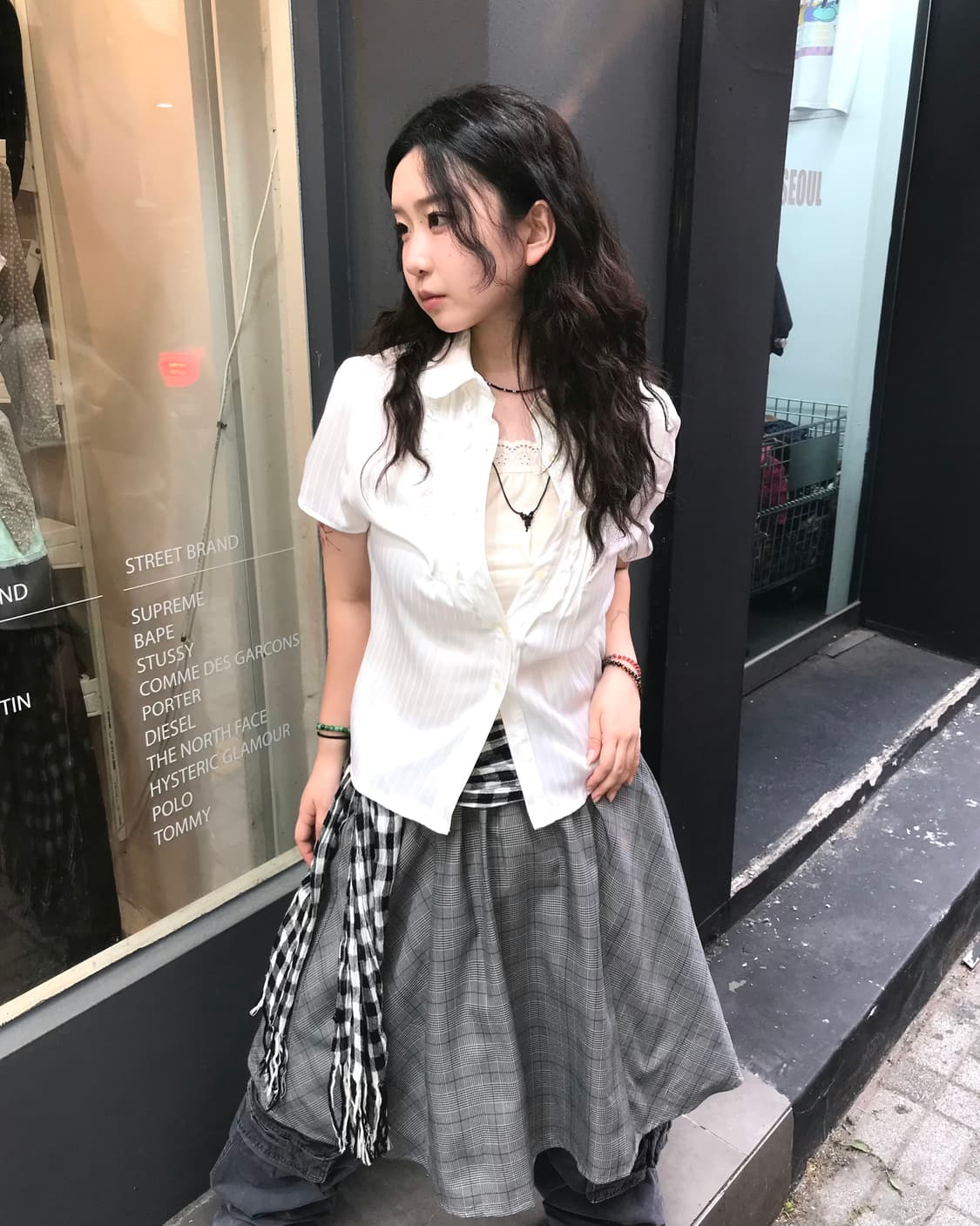 그레이 힙시크 코디 세트 👓 상품이미지1