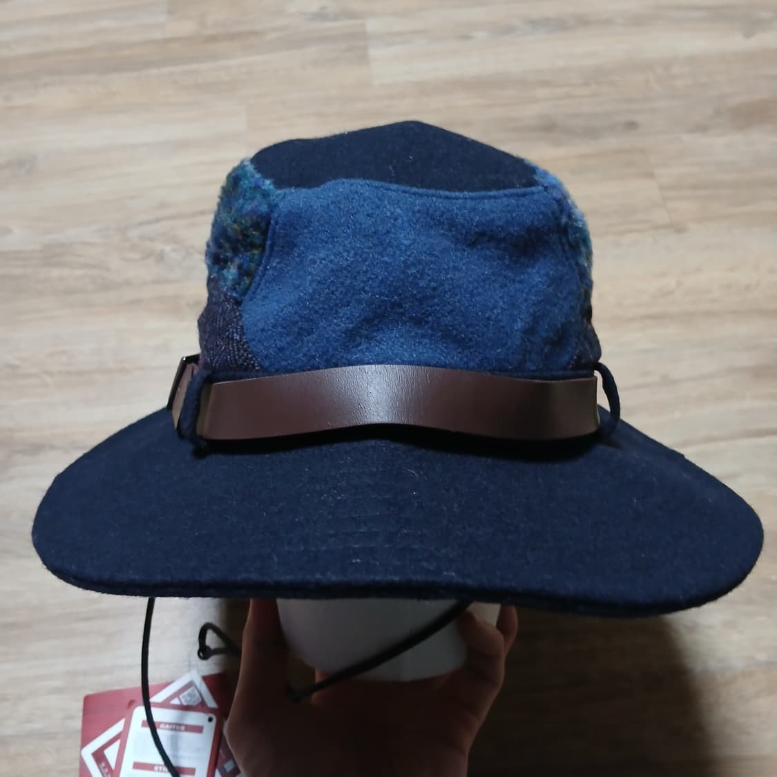 택붙은 미사용 elder 아이더 모직 아크릴 벙거지 사파리햇 모자 상품이미지5