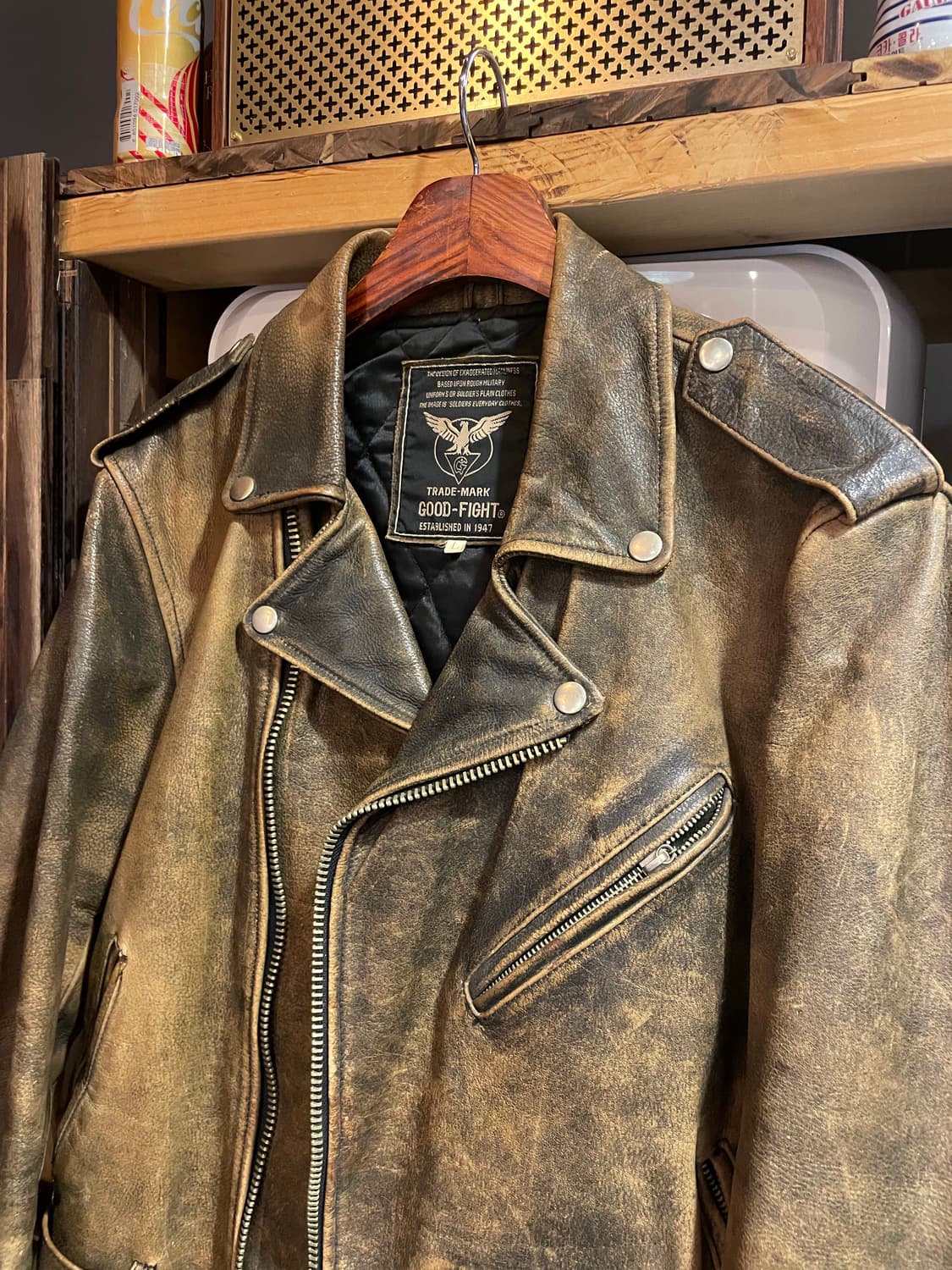 Goodfight leather jacket 상품이미지2