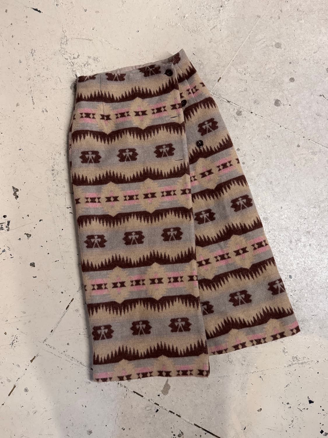 Kiki Pigalle 에스닉 나바호 울 스커트  상품이미지2