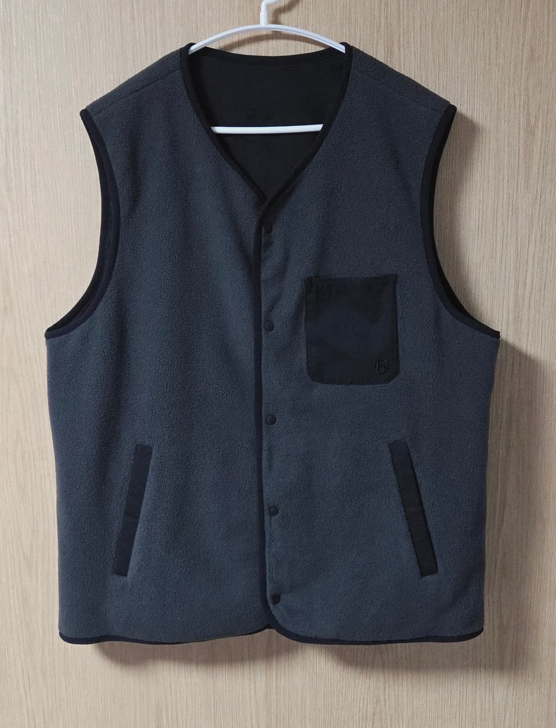 (착샷) 하이드아웃 플리스 리버시블 베스트 조끼 상품이미지1