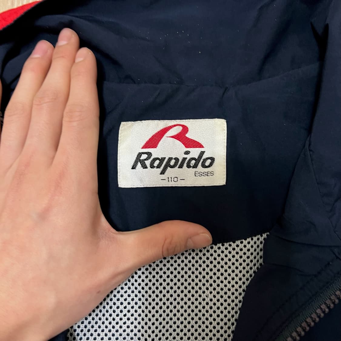 라피도 올드스쿨 빅로고 스포츠 바람막이 자켓 XXL/110  상품이미지6