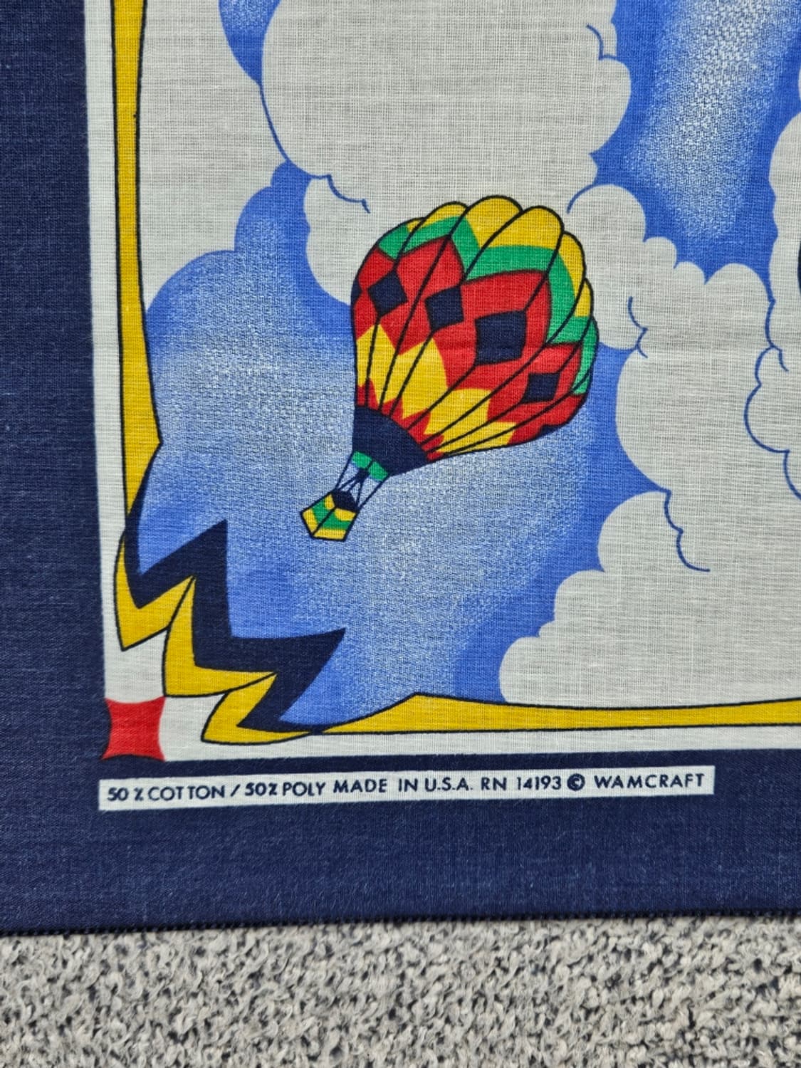 USA 에어벌룬 열기구 반다나 ( 54X54 ) / 11860 상품이미지4