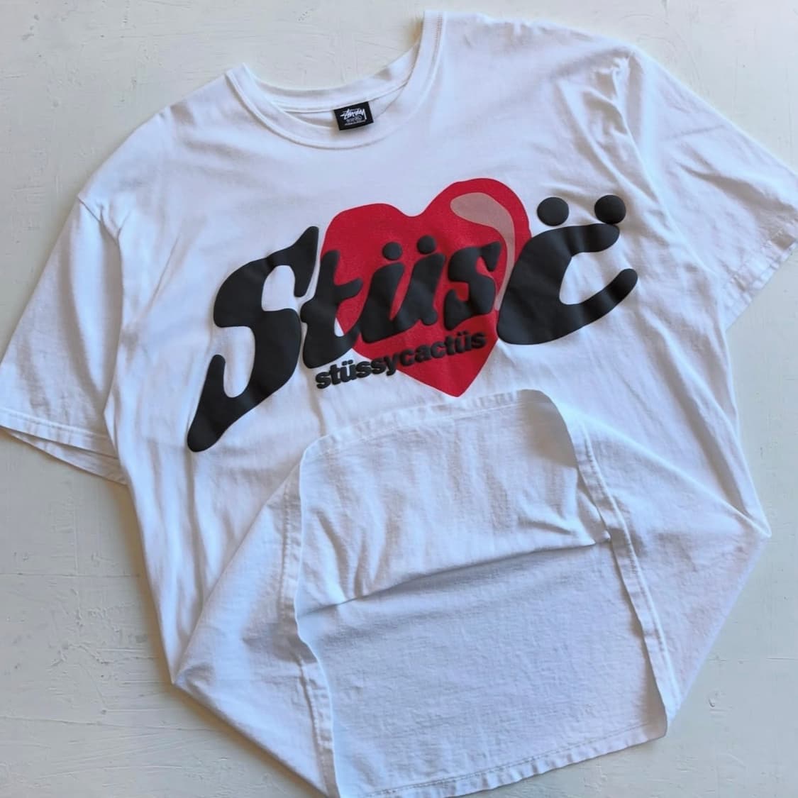 Stussy X cpfm 하트 티셔츠 상품이미지4