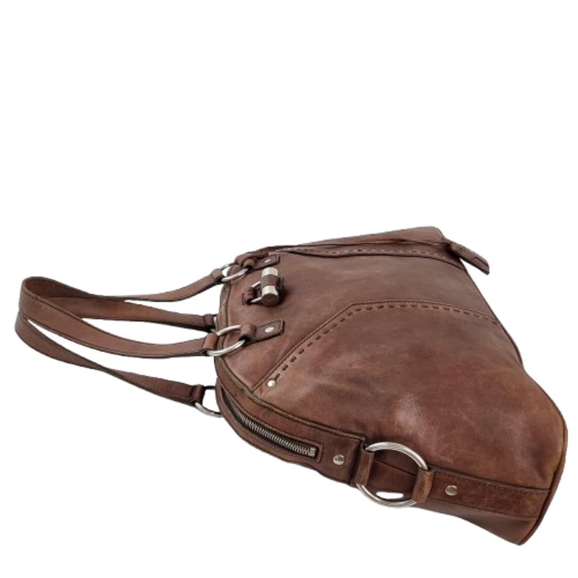 정품 생로랑(입생로랑) 뮤즈백 오크브라운 상품이미지5