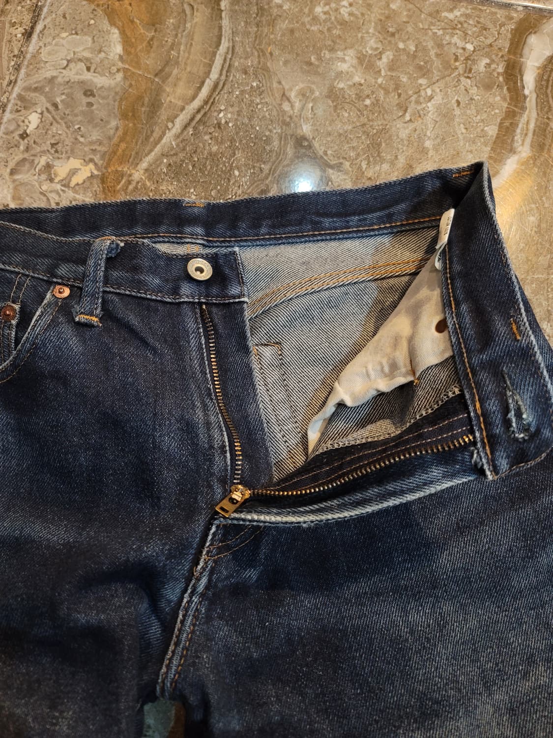 아이언하트 헤비온즈 21oz 하드워시 데님팬츠  상품이미지3