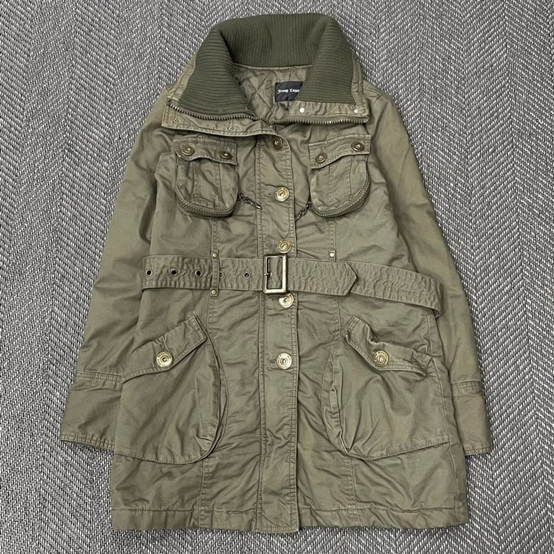 y2k 하이넥 펑크 자켓 v0190 상품이미지1