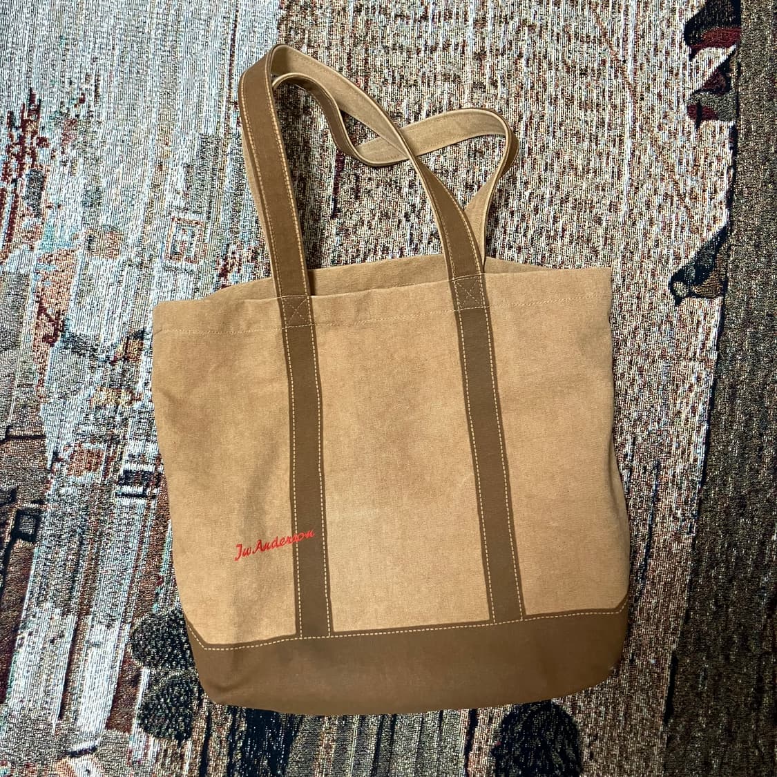 [OS] JW Anderson  켄버스 토트백 베이지 상품이미지2