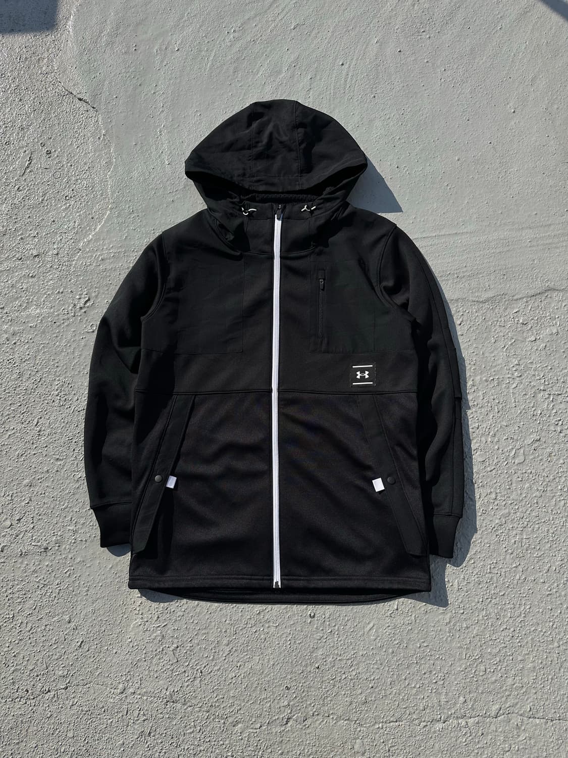 언더아머 블랙 후드티 기능성 상품이미지5