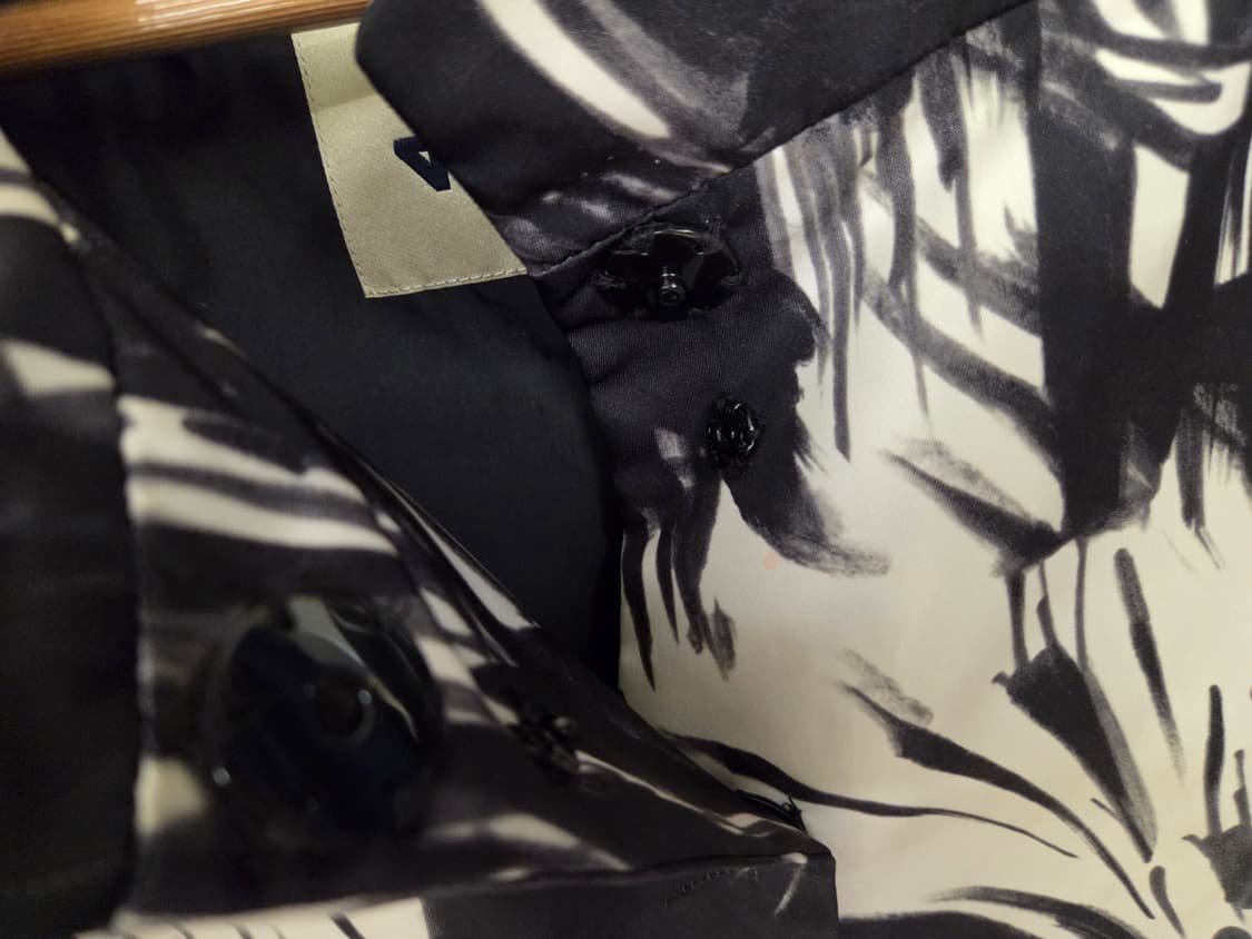 에르노 블랙 화이트 패턴 반팔 쟈켓 상품이미지7