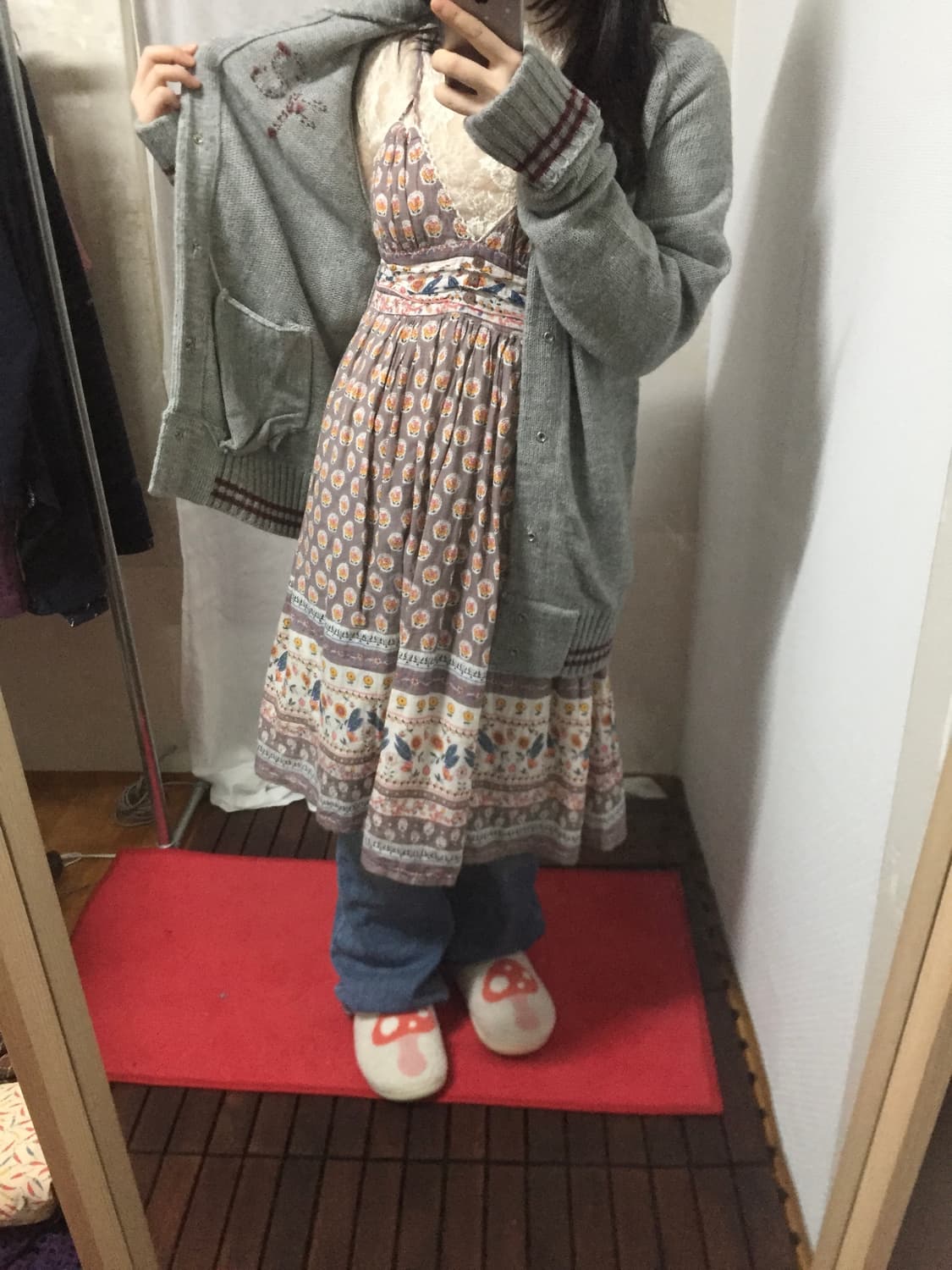 vintage hagumi  flower dress 상품이미지3