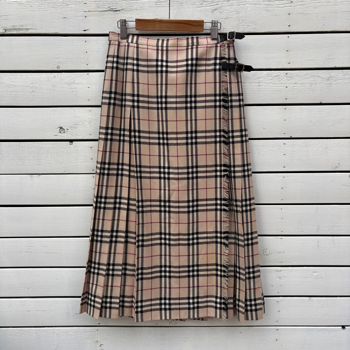 Burberry 버버리 노바체크 랩 스커트 상품이미지1