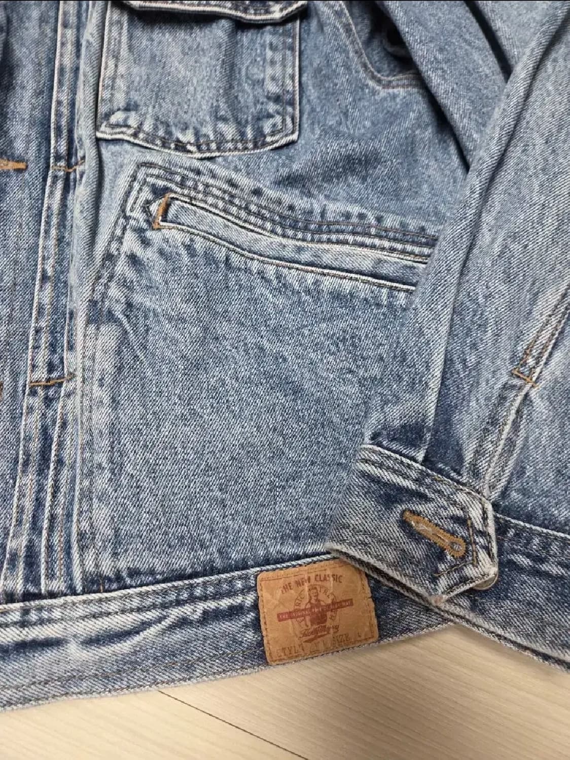 빈티지 데님 자켓 상품이미지3