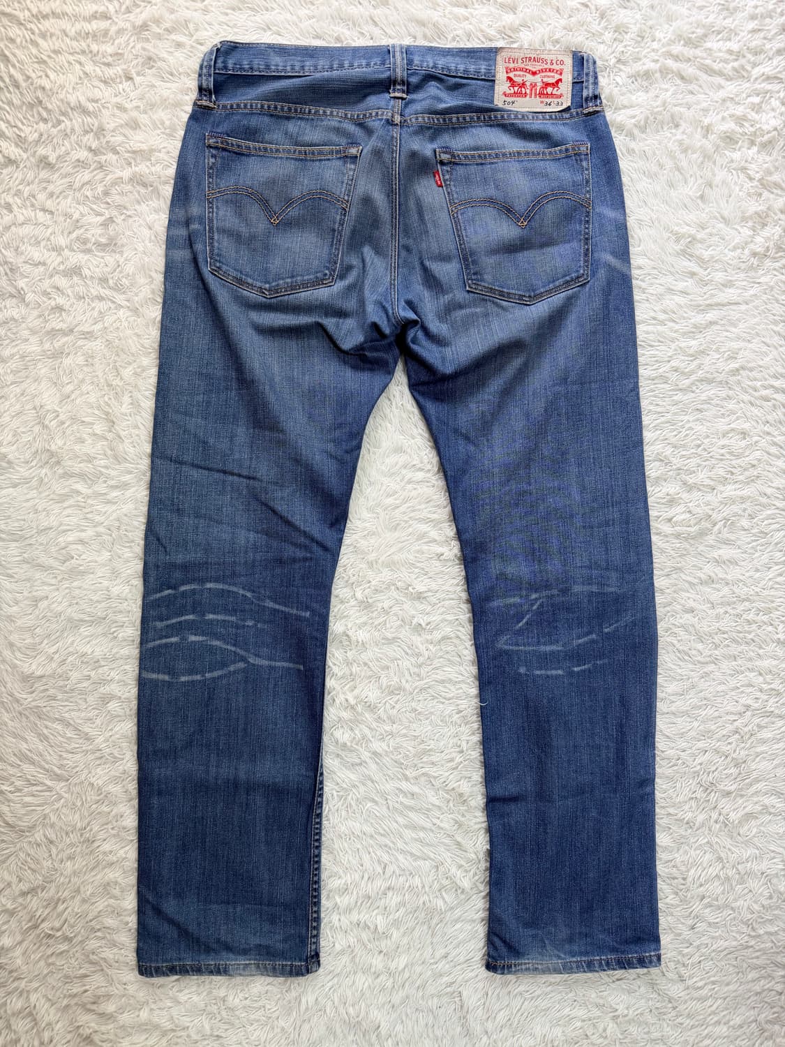 리바이스(Levi's) 504 레귤러 스트레이트 핏 데님 팬츠 상품이미지5