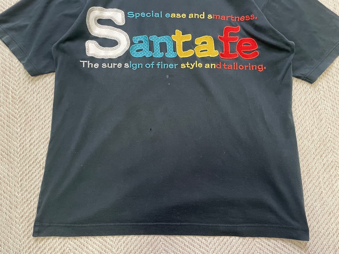 빈티지 Santafe 산타페 멀티 컬러 체인 스티치 티셔츠  상품이미지2
