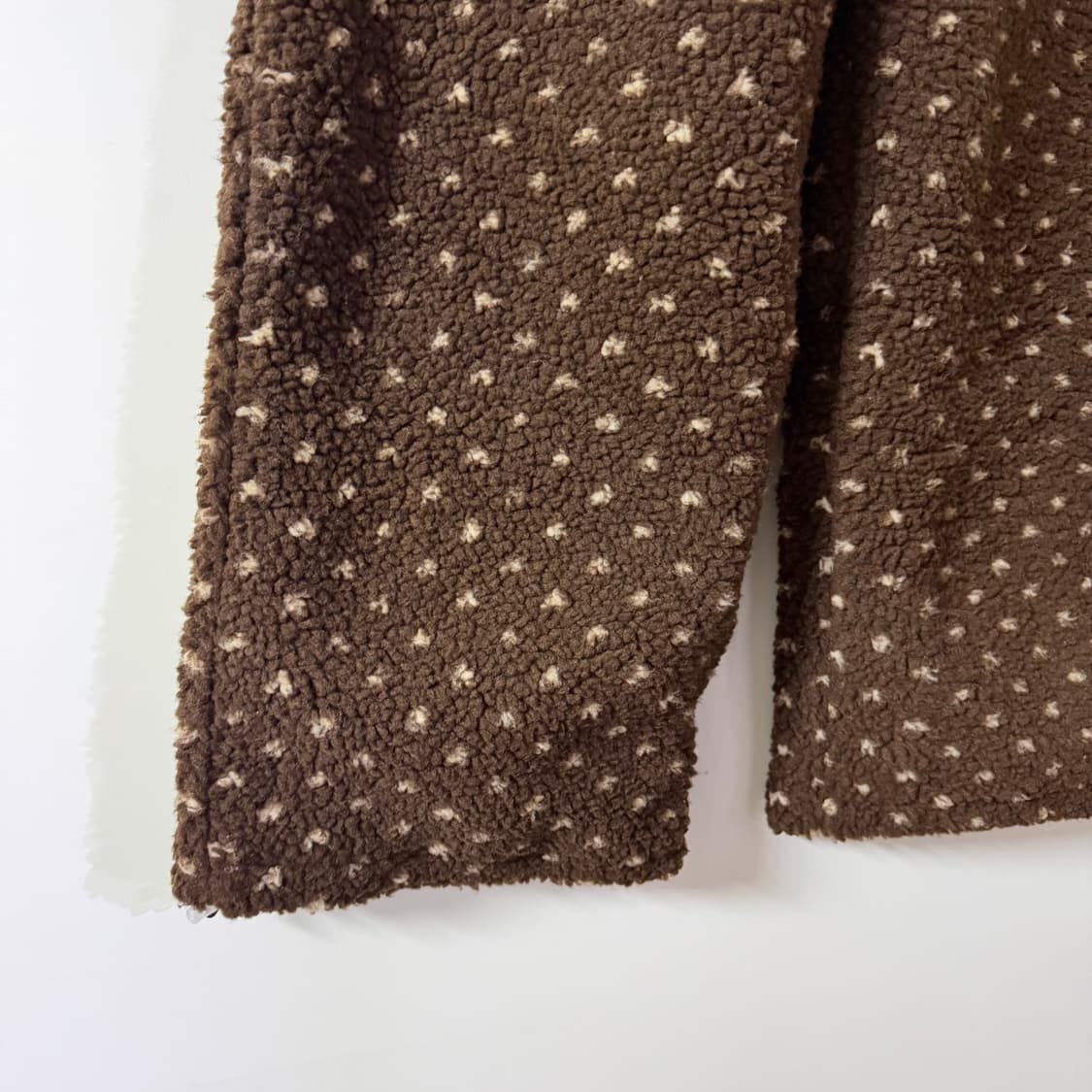 새상품 여자 도트 뽀글이 팬츠 상품이미지3