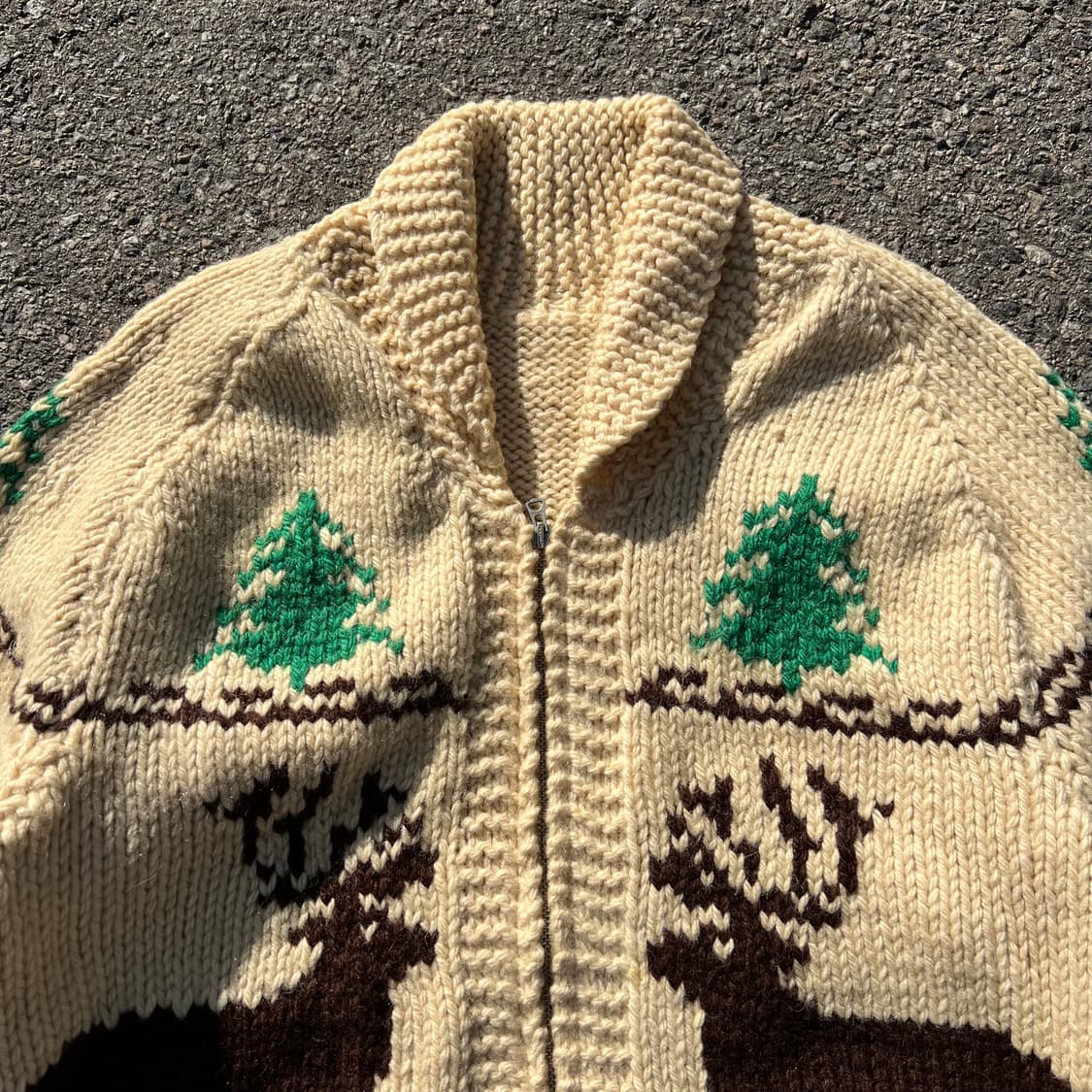 60‘s Lightning Zip Rein Deer Cowichan 상품이미지2