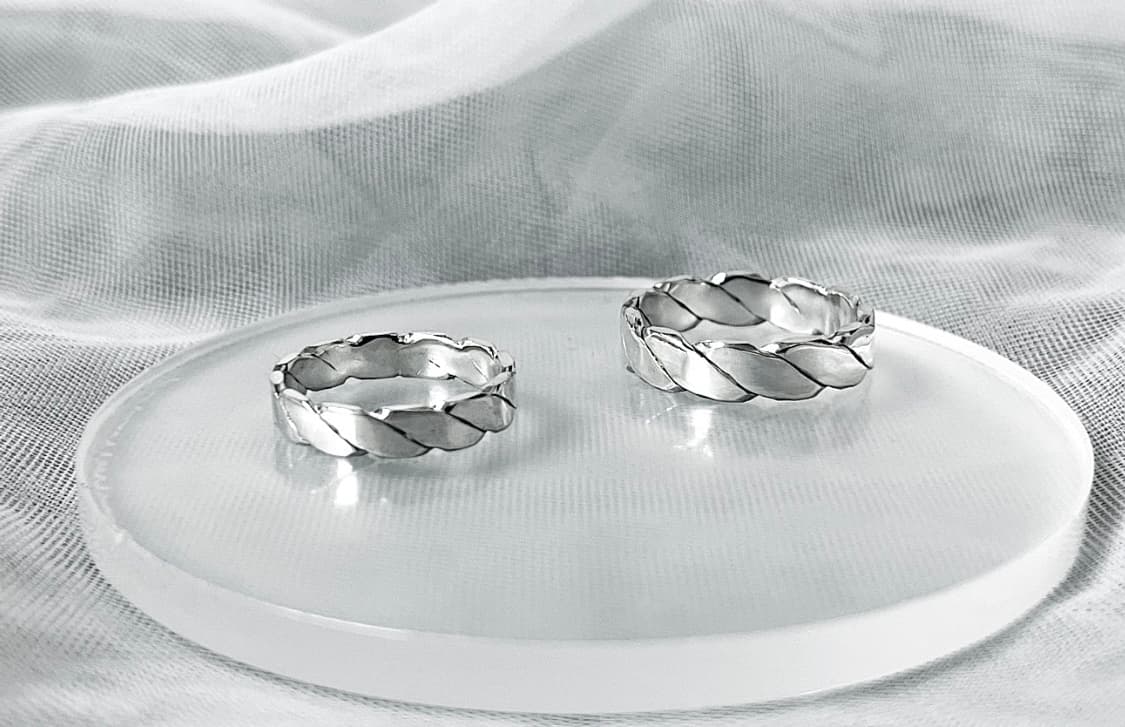 925silver 반지set 상품이미지2