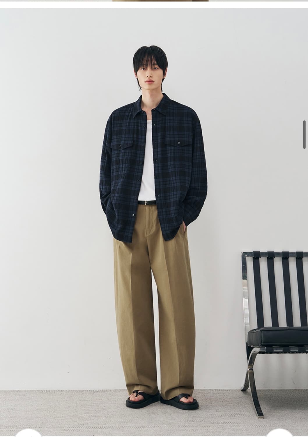 (M) 드로우핏 아크 세미 벌룬 치노 팬츠 [BEIGE] 판매 상품이미지5