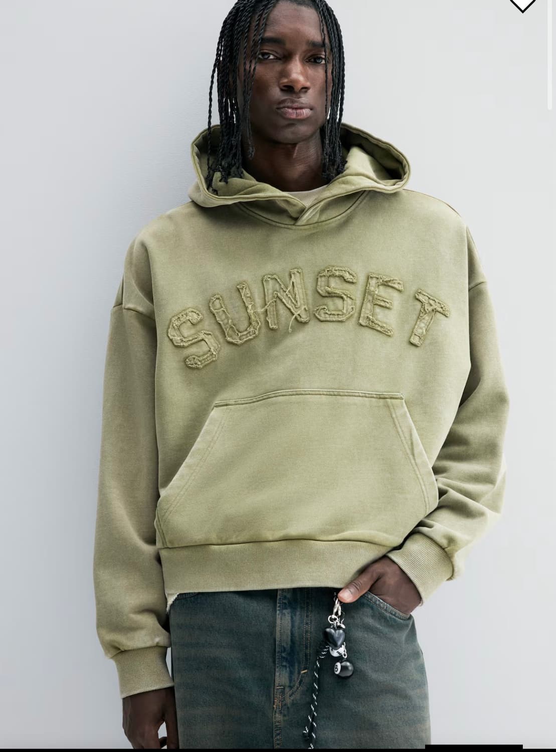 Sunset crop hoodie 상품이미지2