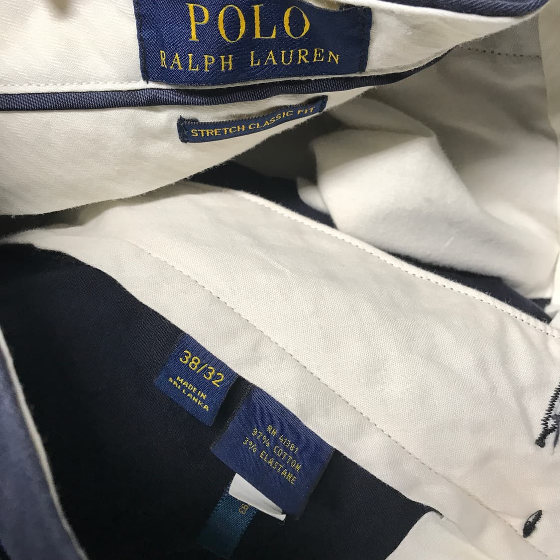 폴로 랄프로렌 네이비 치노 팬츠 38/32 상품이미지6