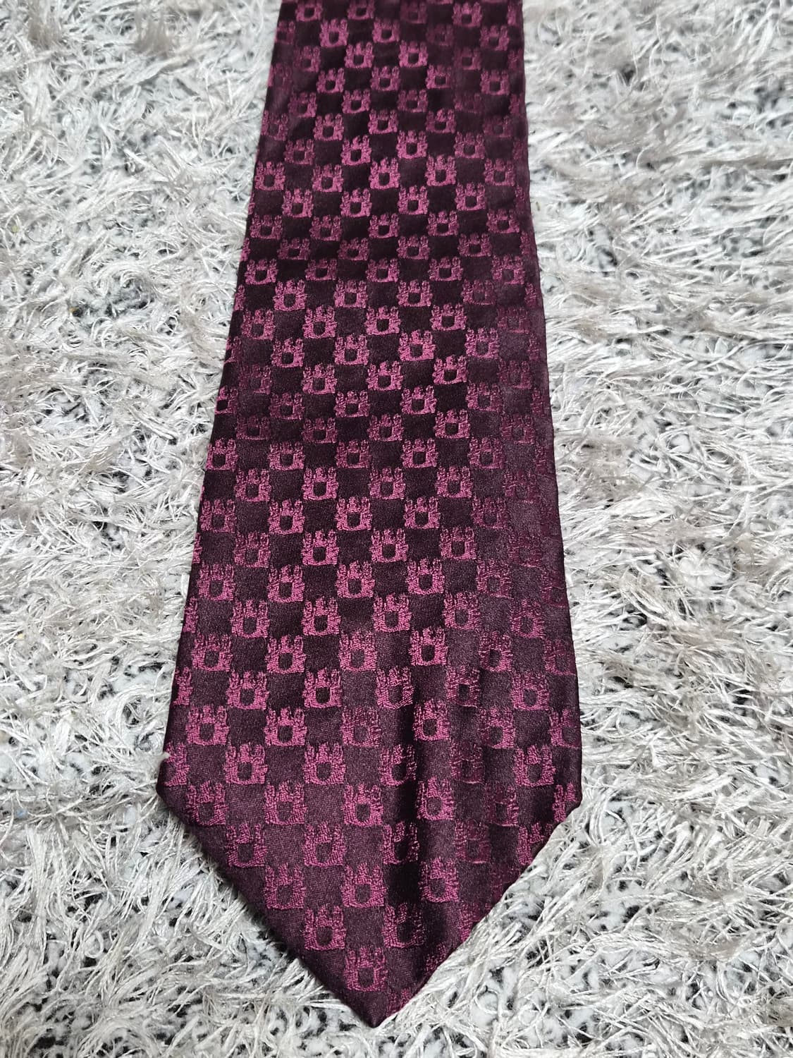 아쿠아스큐텀Aquascutum 패턴 넥타이 Free - N23 상품이미지2