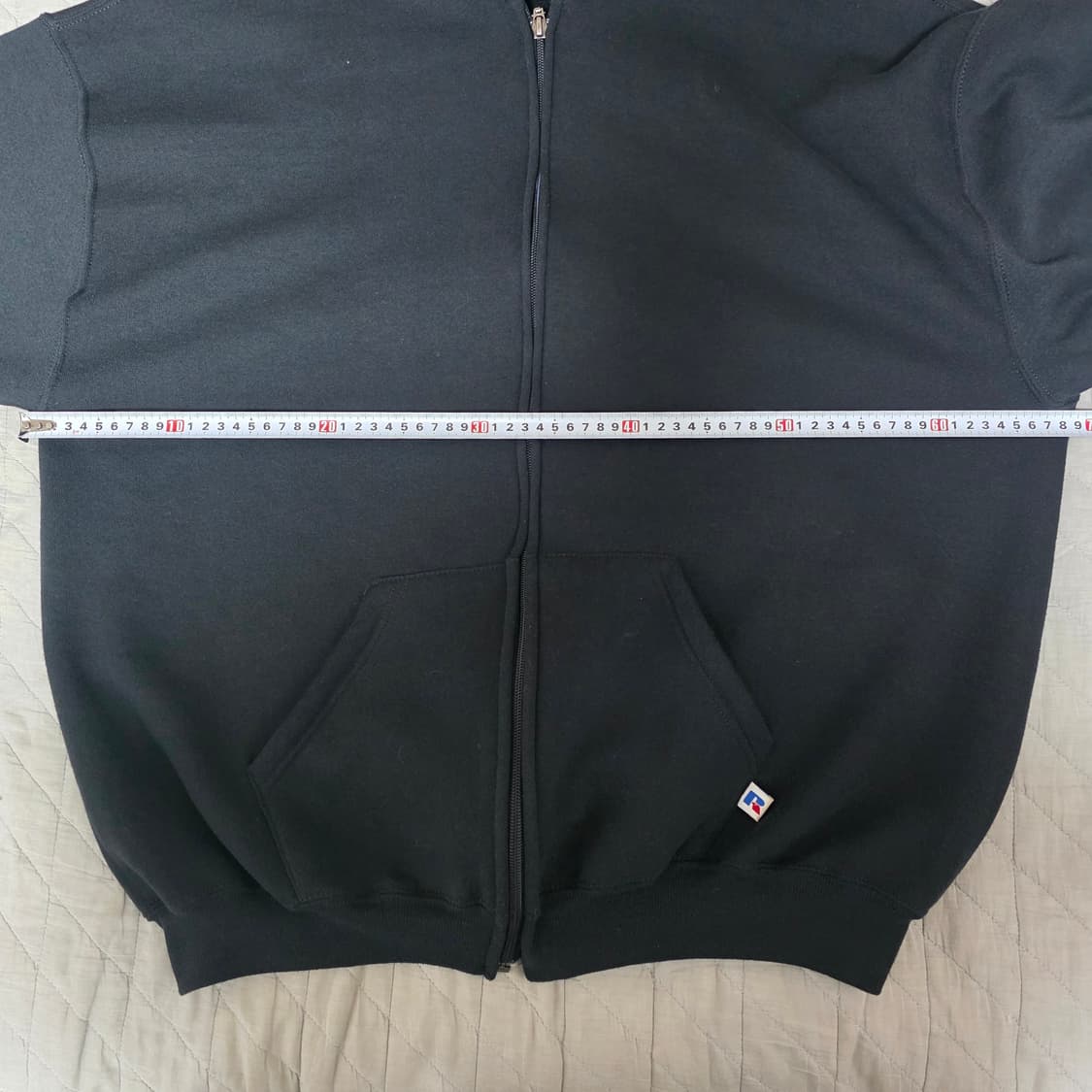 [XL] 90s 빈티지 러셀 애슬레틱 후드집업 블랙 ver.굿컨디션 상품이미지5