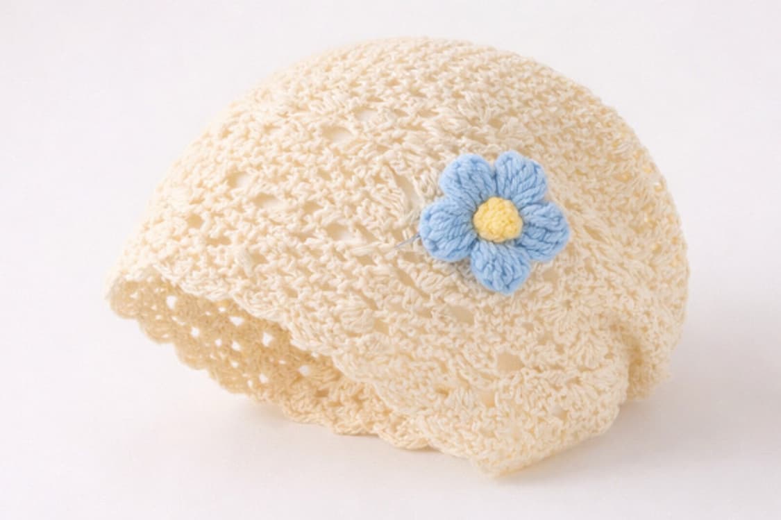 코바늘 니트 비니 F사이즈 상품이미지4