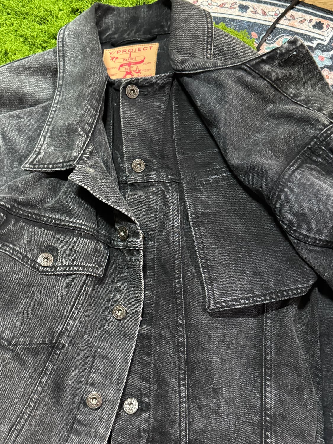 와이프로젝트 더블레이어 데님 자켓 상품이미지4